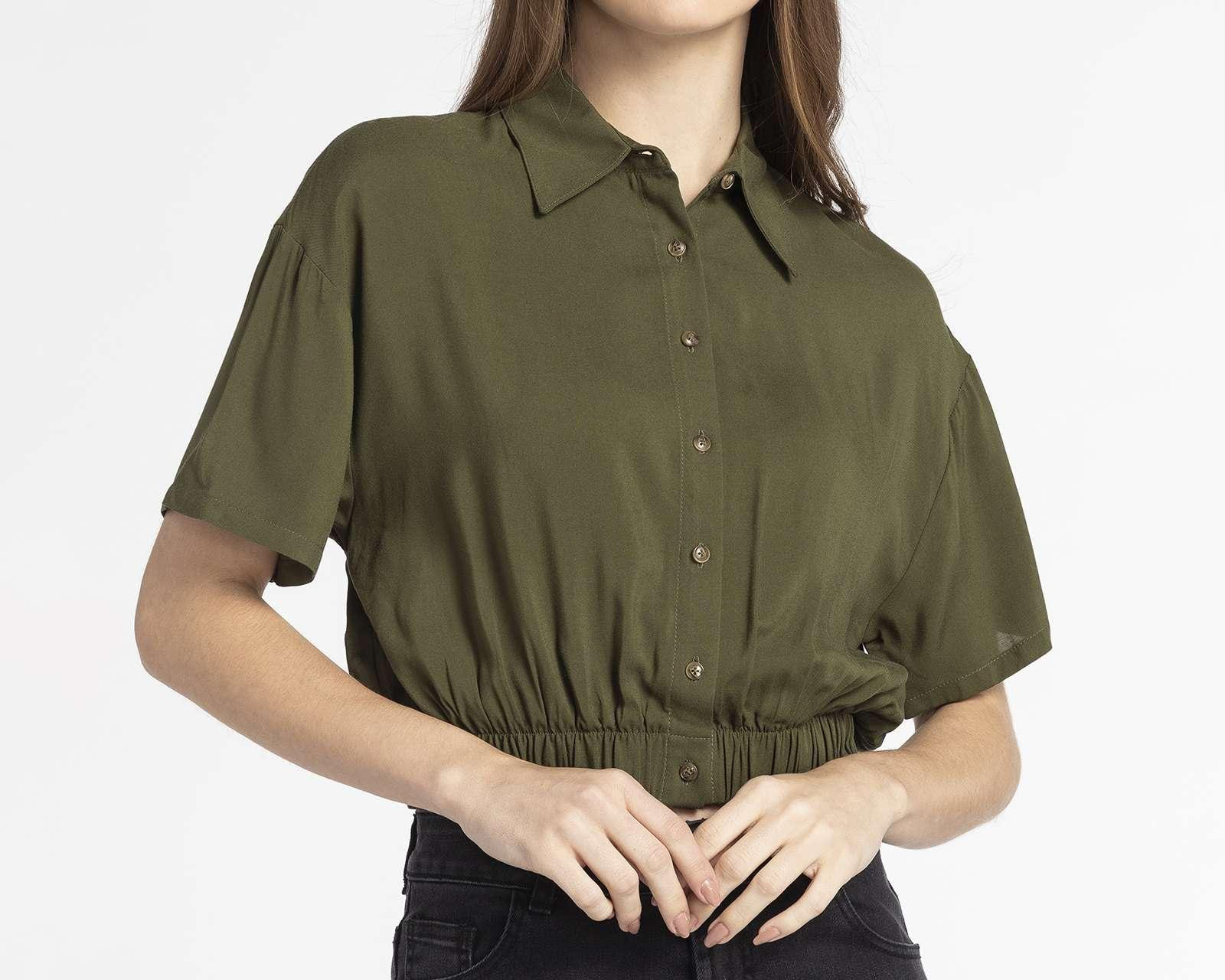 Foto 5 | Foto 5 | Blusa Refill Manga Corta con Botones