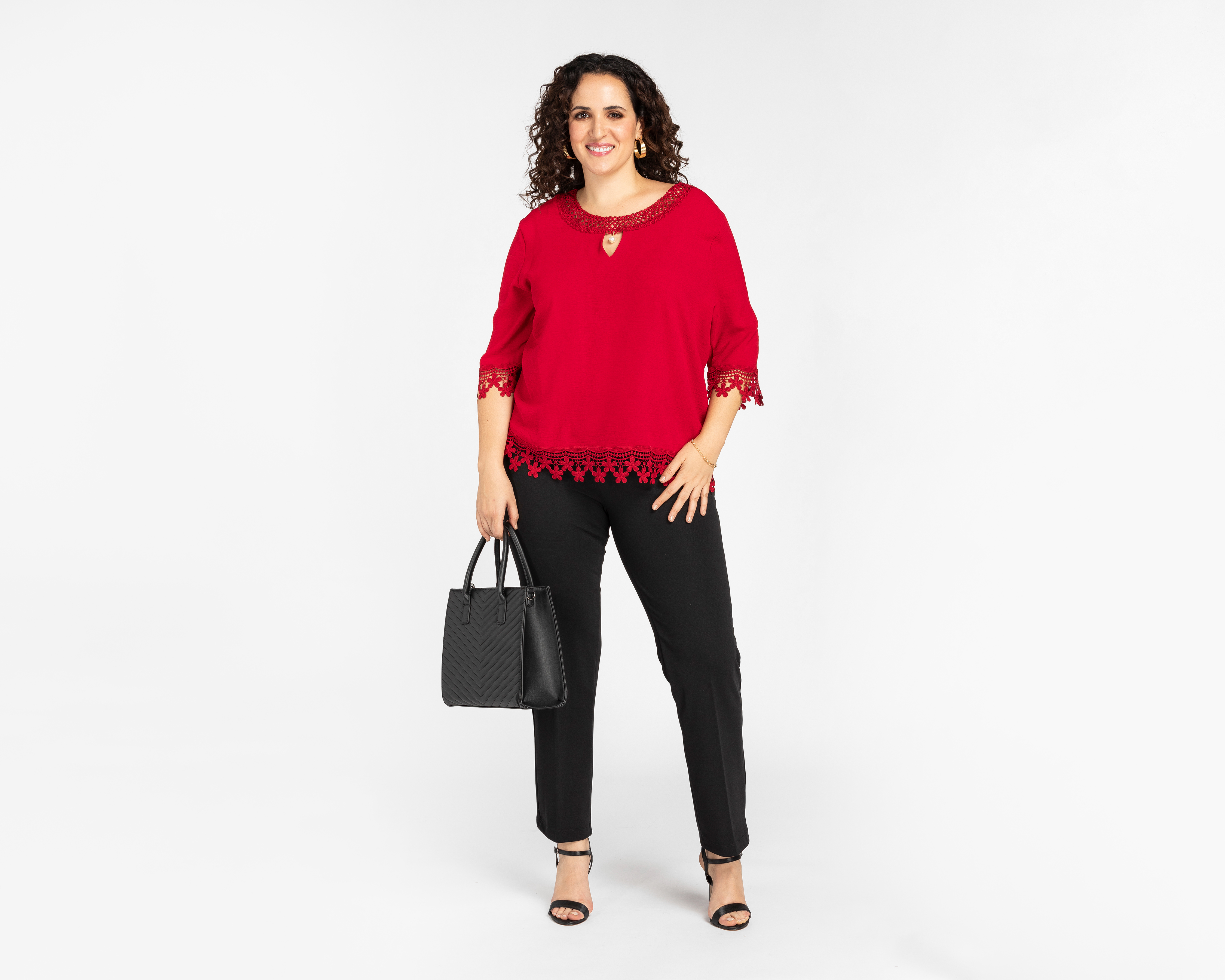 Foto 3 pulgar | Foto 2 | Blusa Lady Sun Manga Corta con Bordado