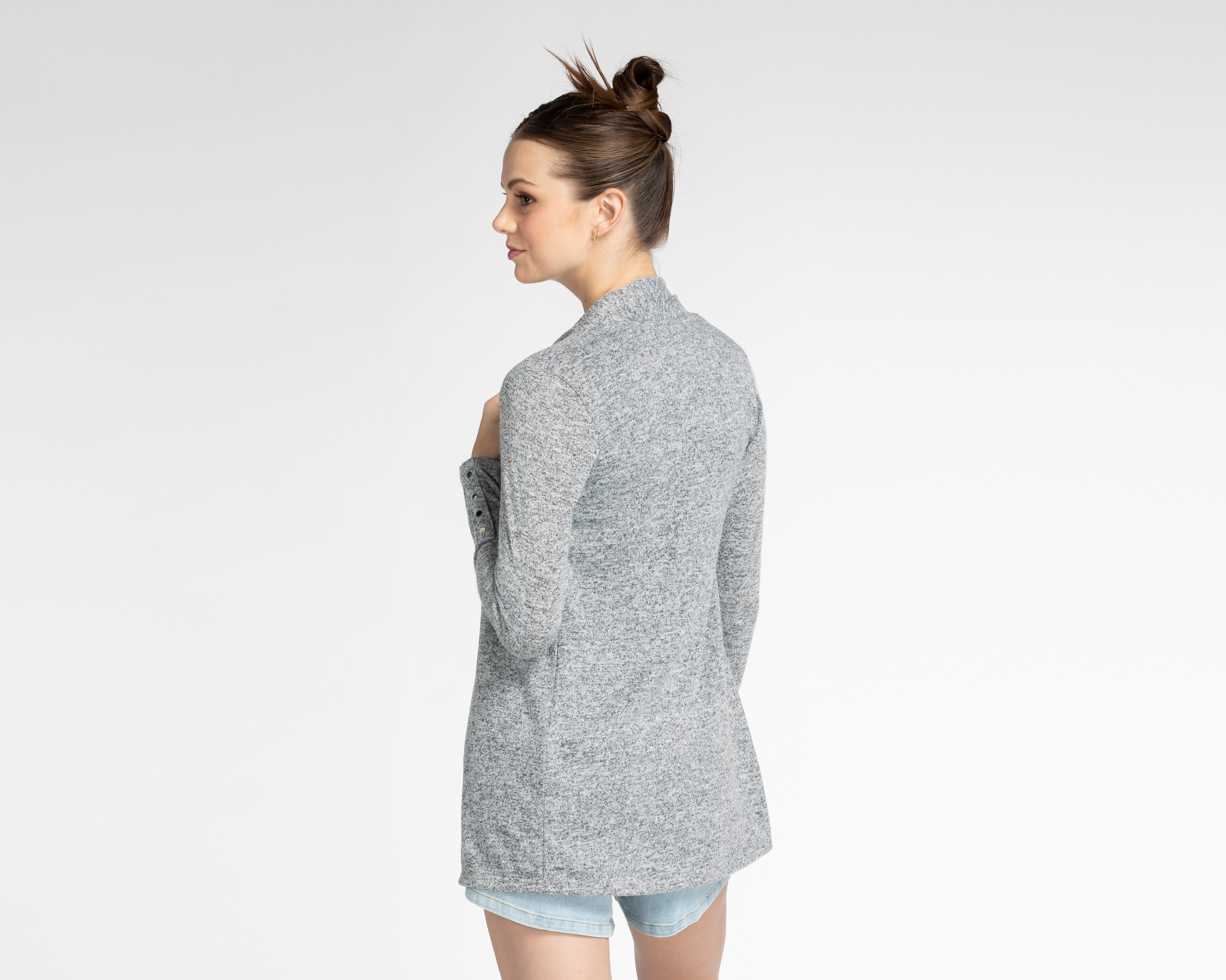 Foto 3 | Foto 3 | Cárdigan Thinner Gris