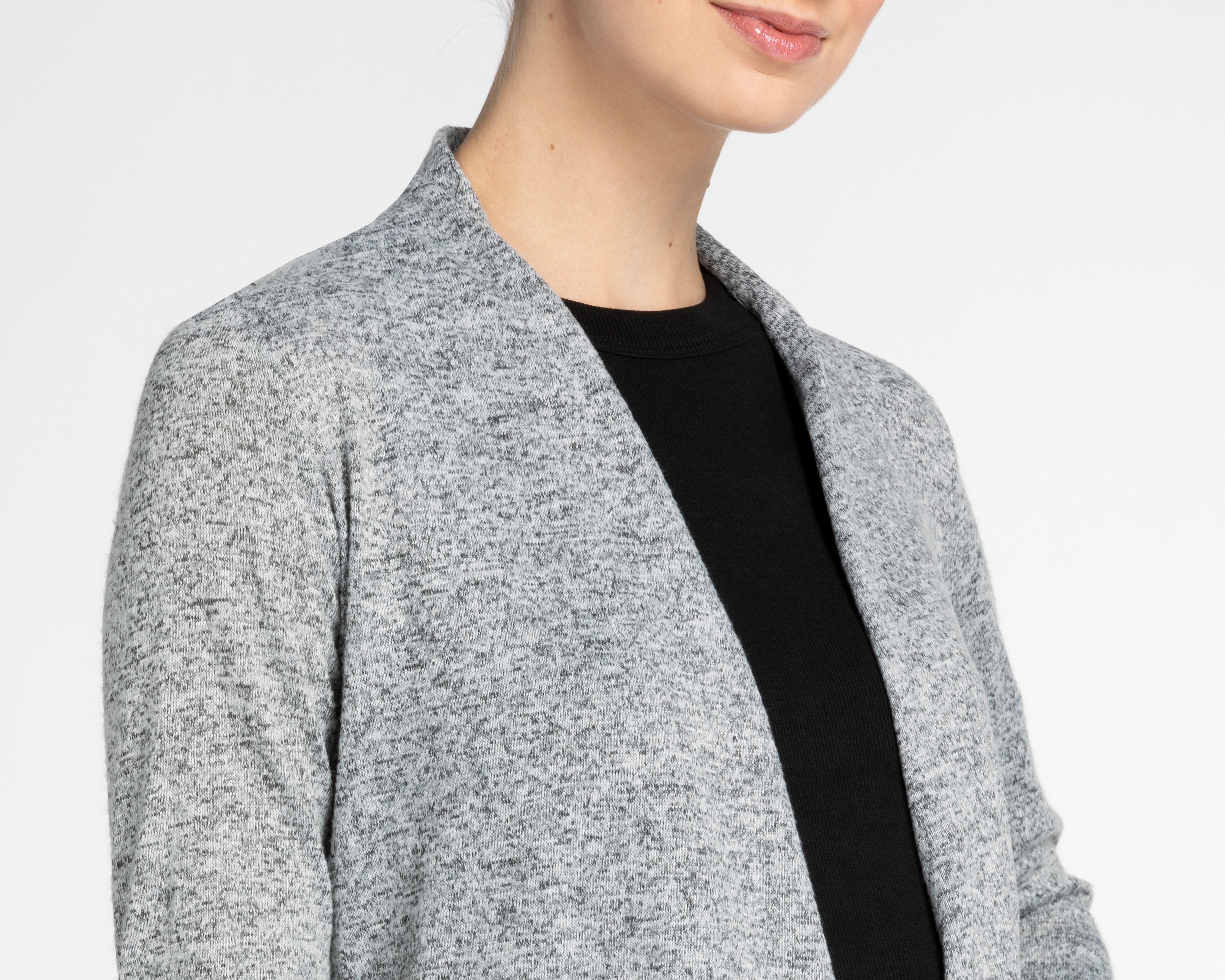 Foto 5 pulgar | Foto 4 | Cárdigan Thinner Gris