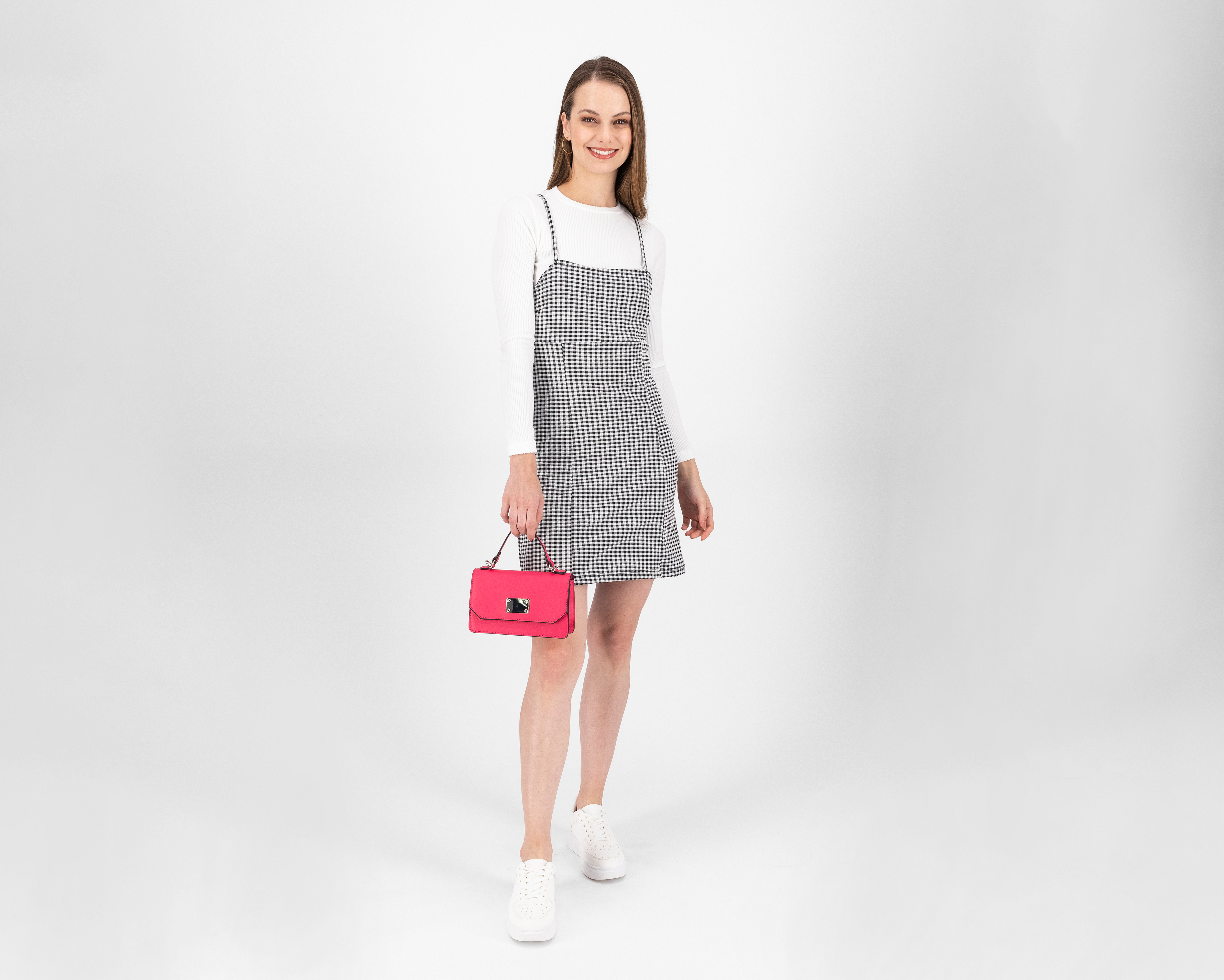 Vestido Casual Thinner a Cuadros para Mujer