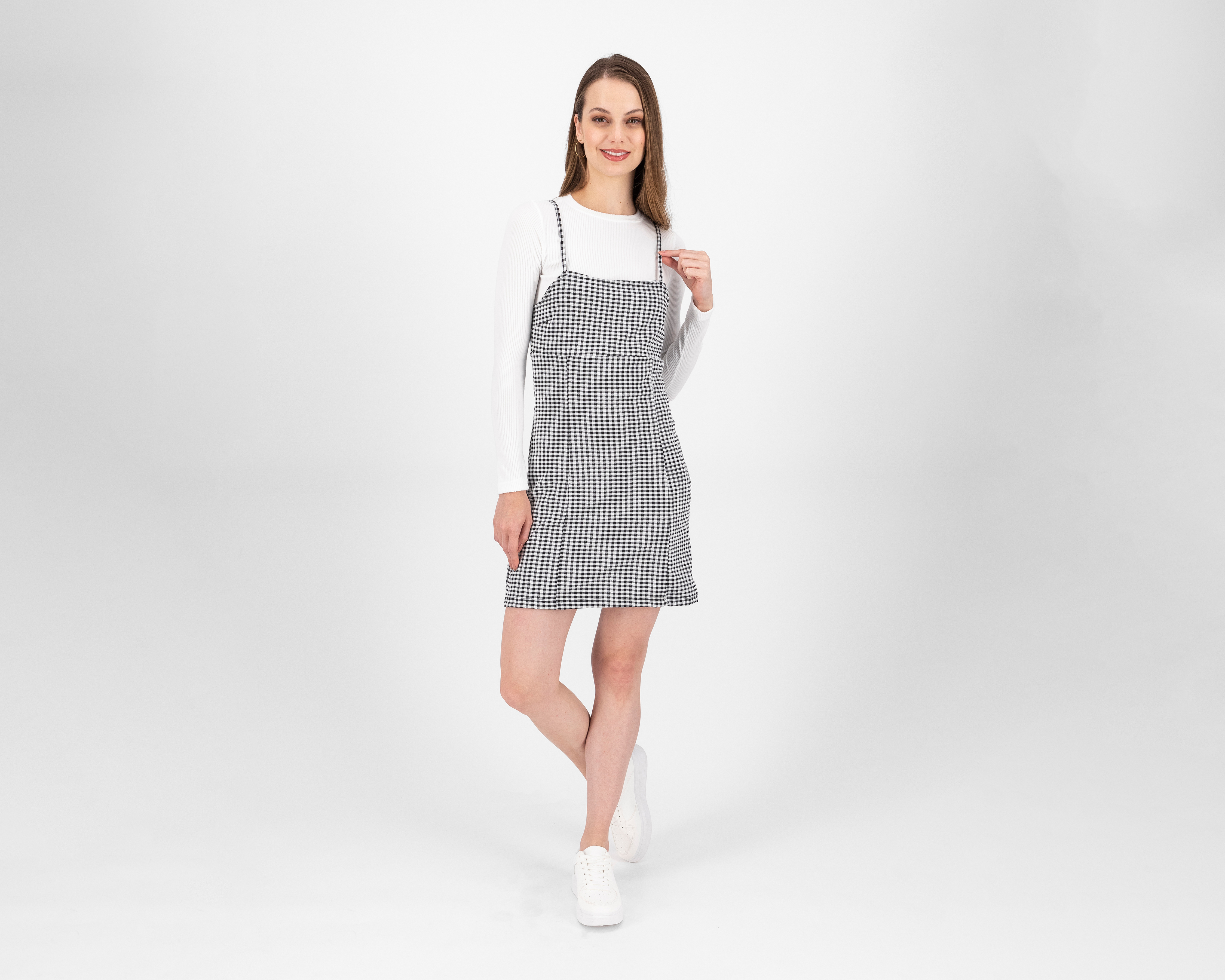 Foto 2 | Foto 2 | Vestido Thinner Casual a Cuadros
