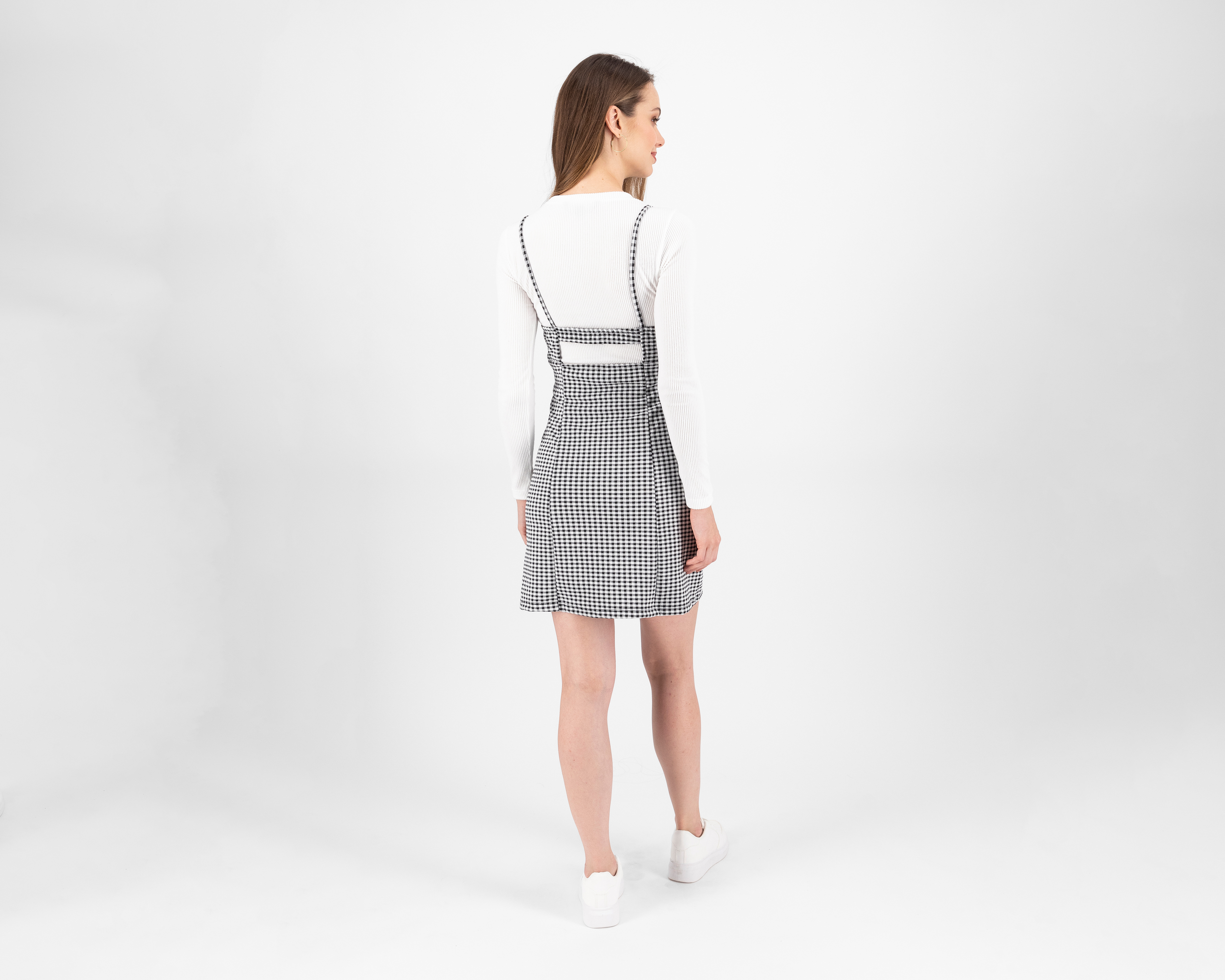 Foto 4 pulgar | Foto 3 | Vestido Thinner Casual a Cuadros