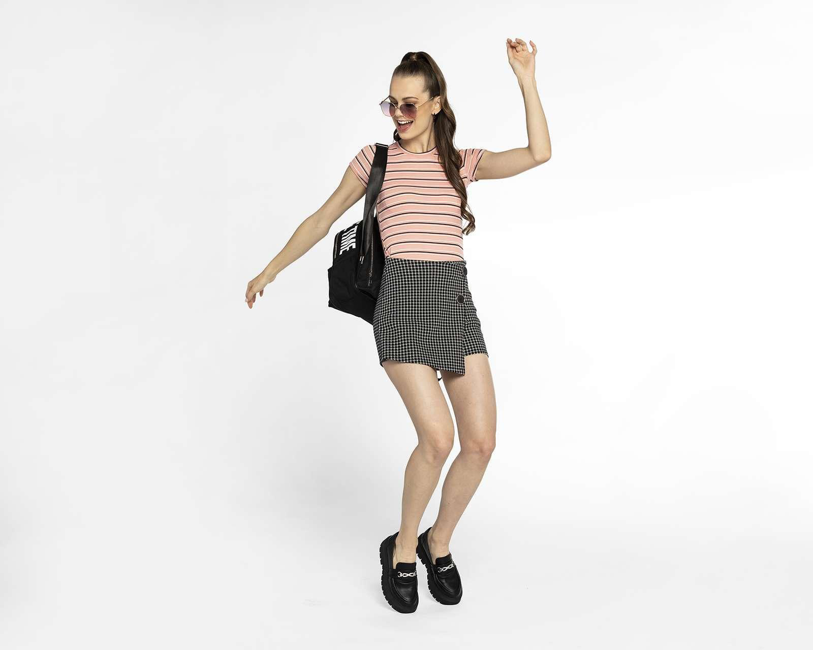 Foto 2 | Foto 2 | Short Falda Thinner a Cuadros