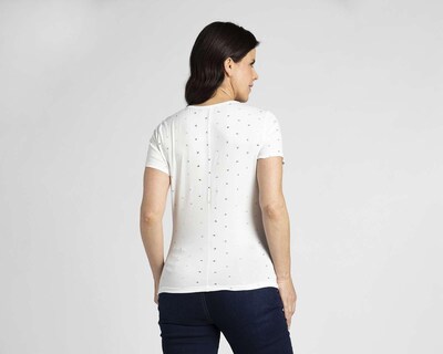 Foto 3 | Foto 3 | Playera Lady Sun Manga Corta con Zurcido