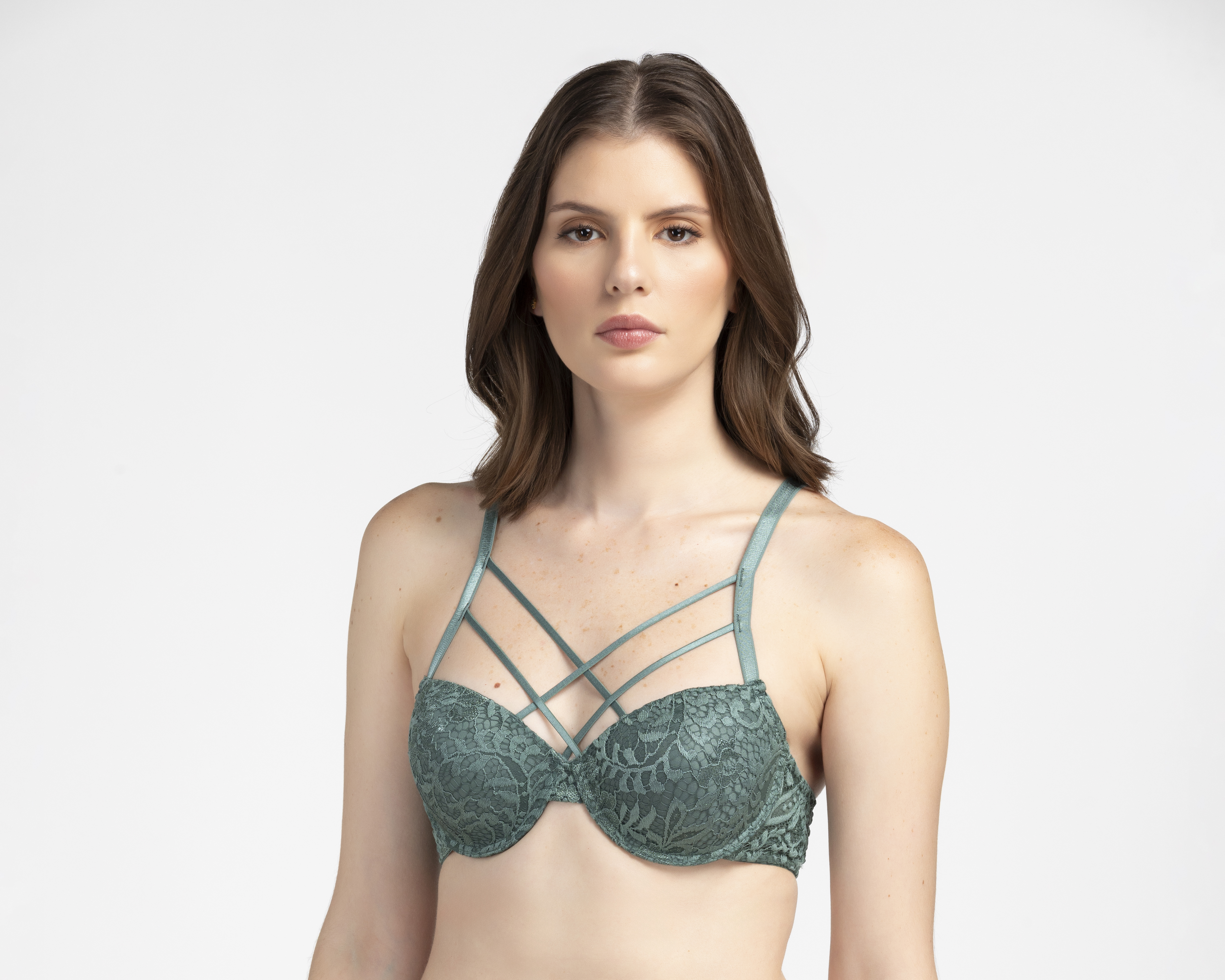 Foto 3 pulgar | Foto 2 | Brasier Copa Completa con Encaje Eva tu Estilo Íntimo 2 Pack