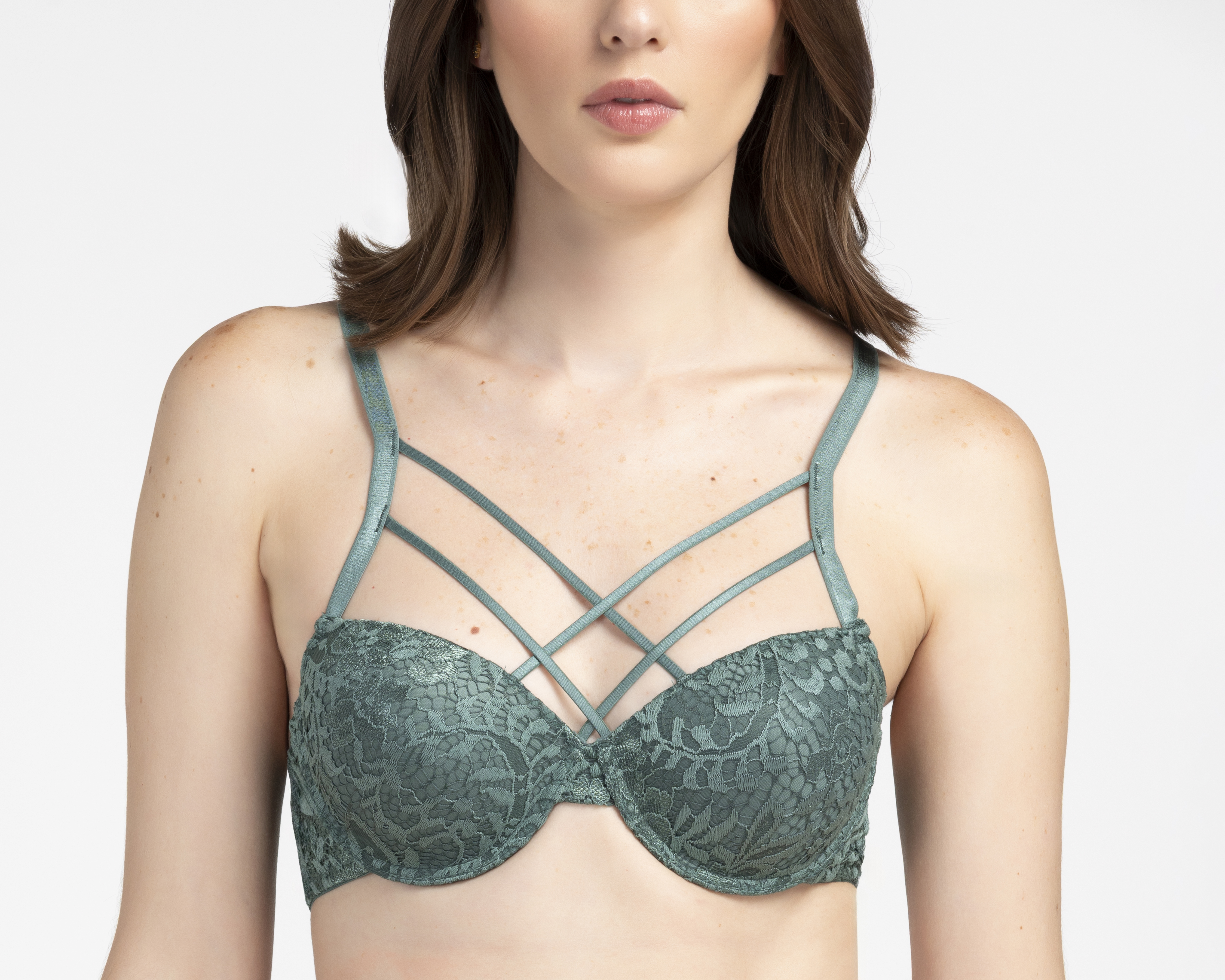 Foto 4 | Foto 4 | Brasier Copa Completa con Encaje Eva tu Estilo Íntimo 2 Pack