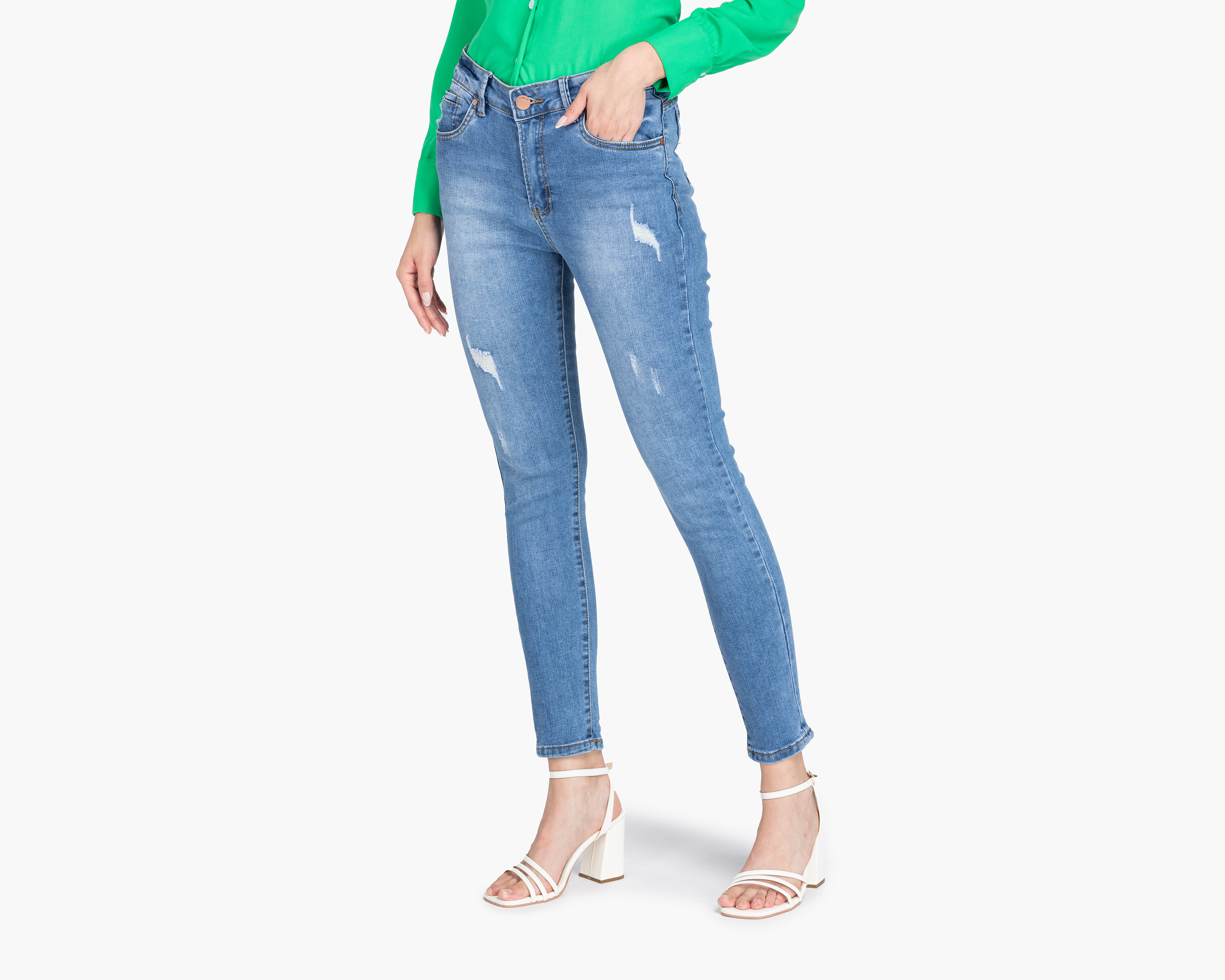 Foto 2 pulgar | Foto 1 | Jeans Skinny Bebe para Mujer