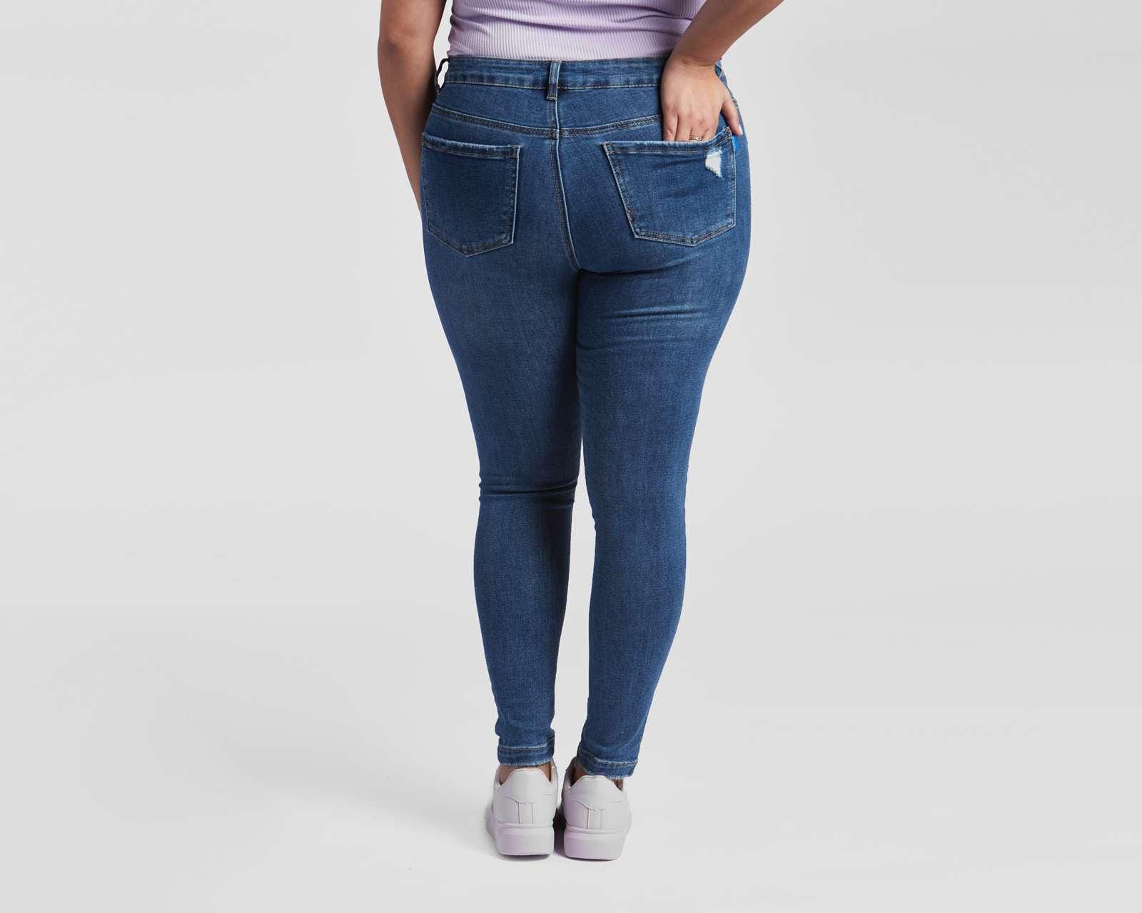 Foto 6 pulgar | Foto 5 | Jeans Skinny Refill para Mujer