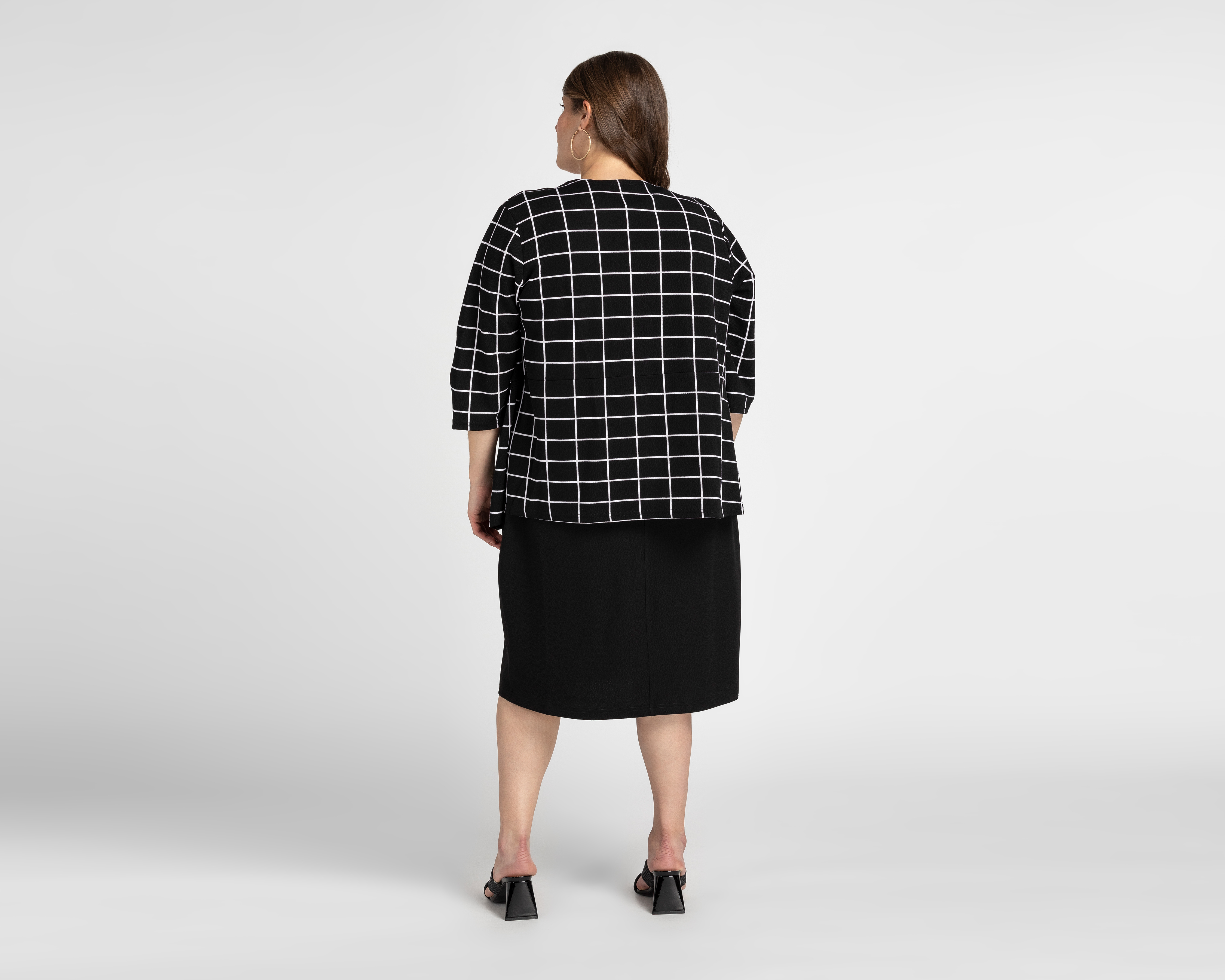 Foto 6 | Foto 6 | Vestido Casual Lady Sun con Sobreprenda a Cuadros