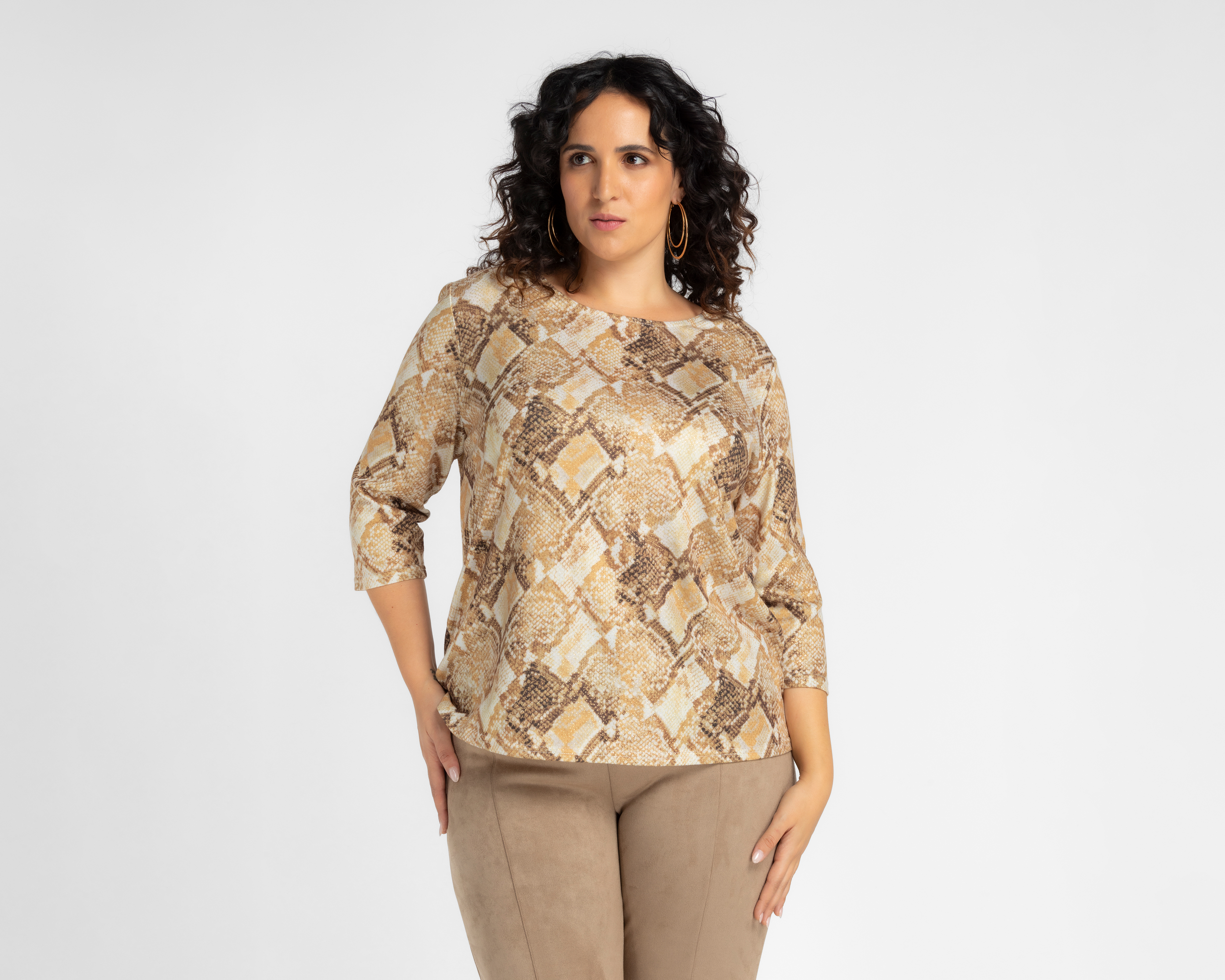 Foto 1 | Foto 1 | Blusa Lady Sun Manga 3/4 para Mujer