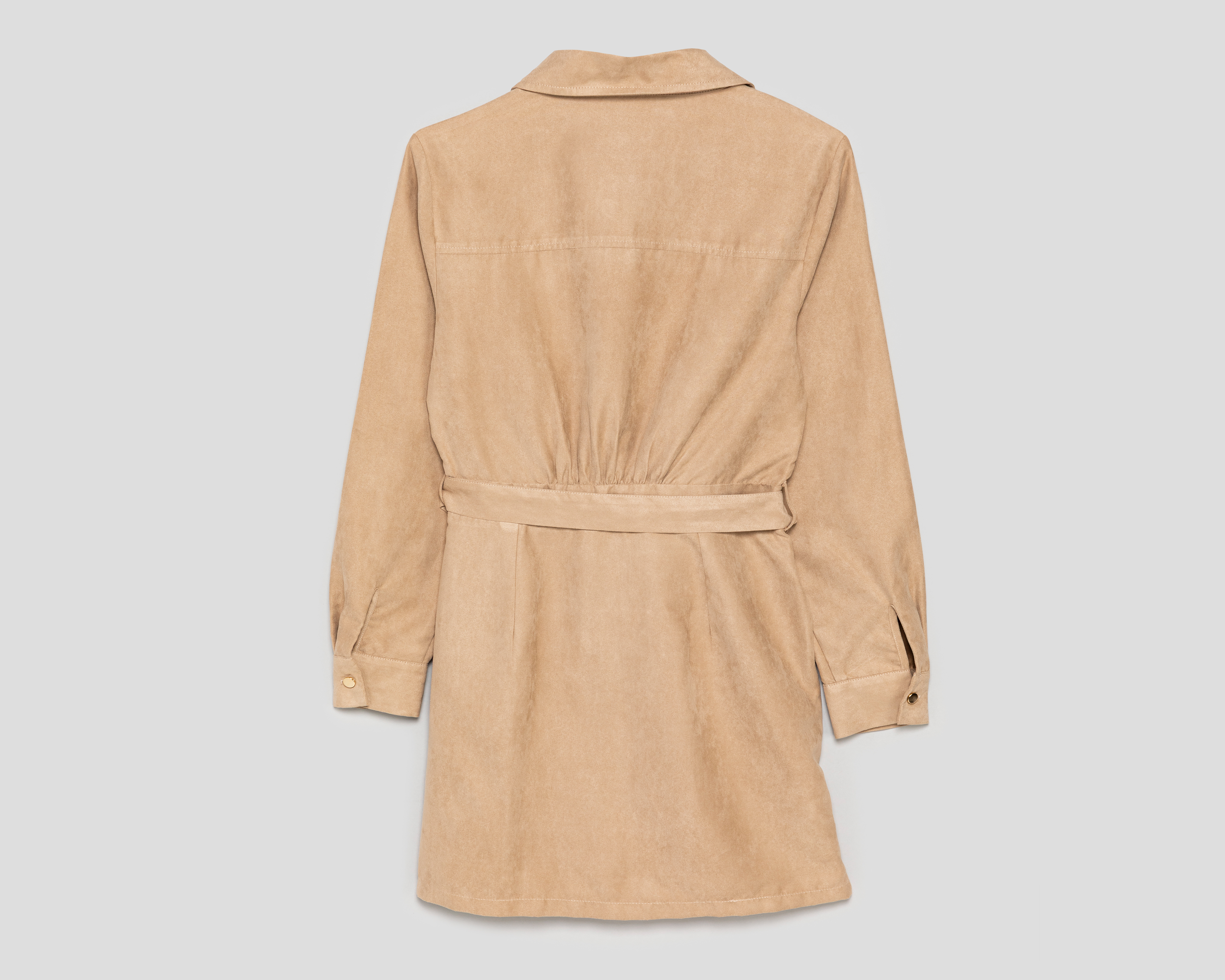 Foto 2 | Foto 2 | Vestido Casual Sahara Corto Beige para Mujer