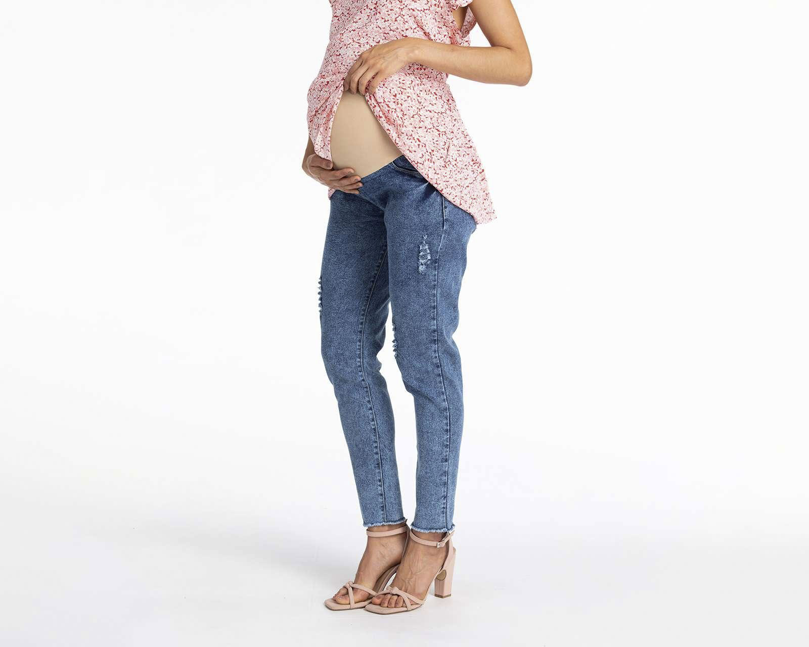 Foto 2 pulgar | Foto 1 | Pantalón de Maternidad Mamá Bella