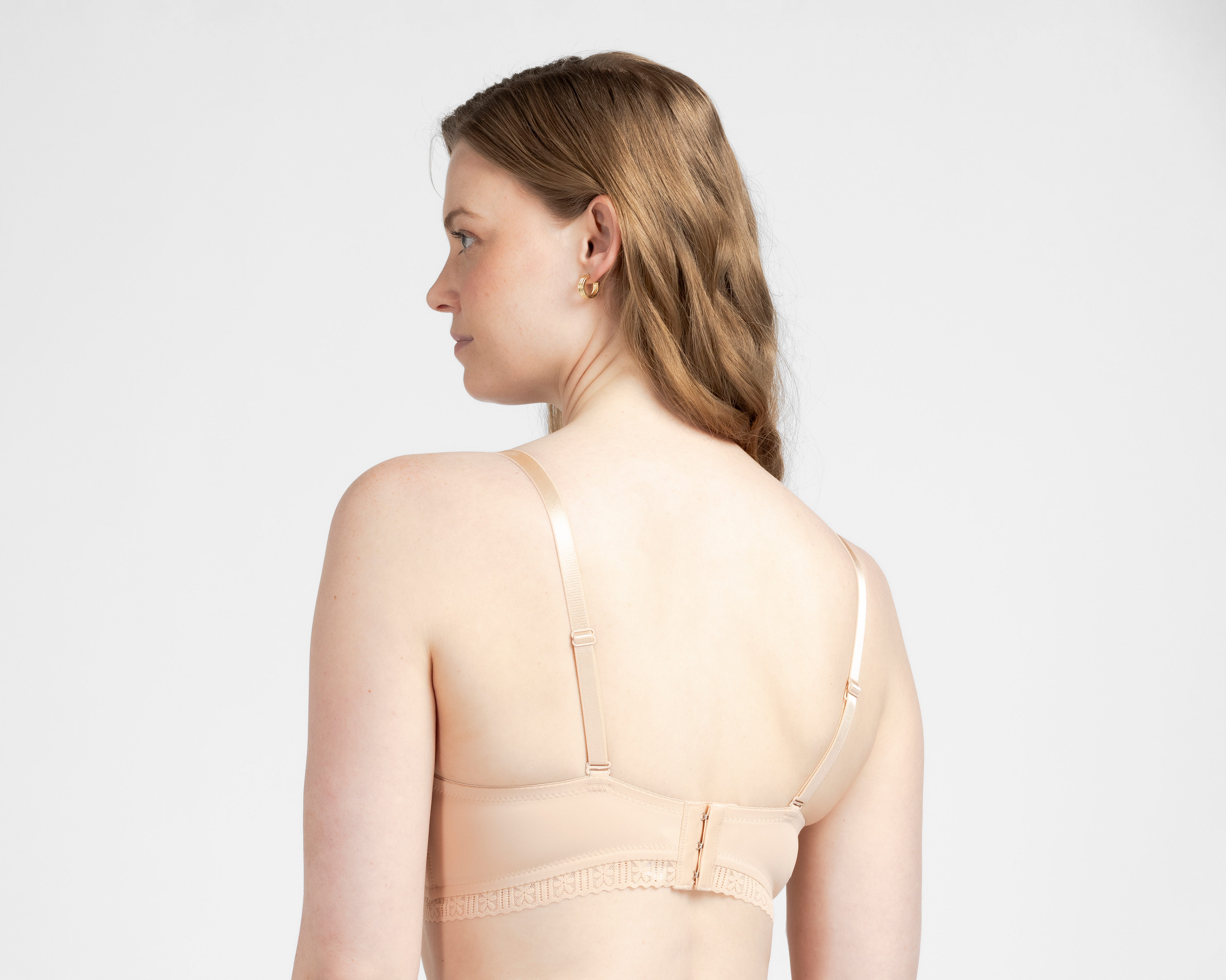 Foto 3 | Foto 3 | Brasier Media Copa con Encaje Beauty Secret 3 Pack