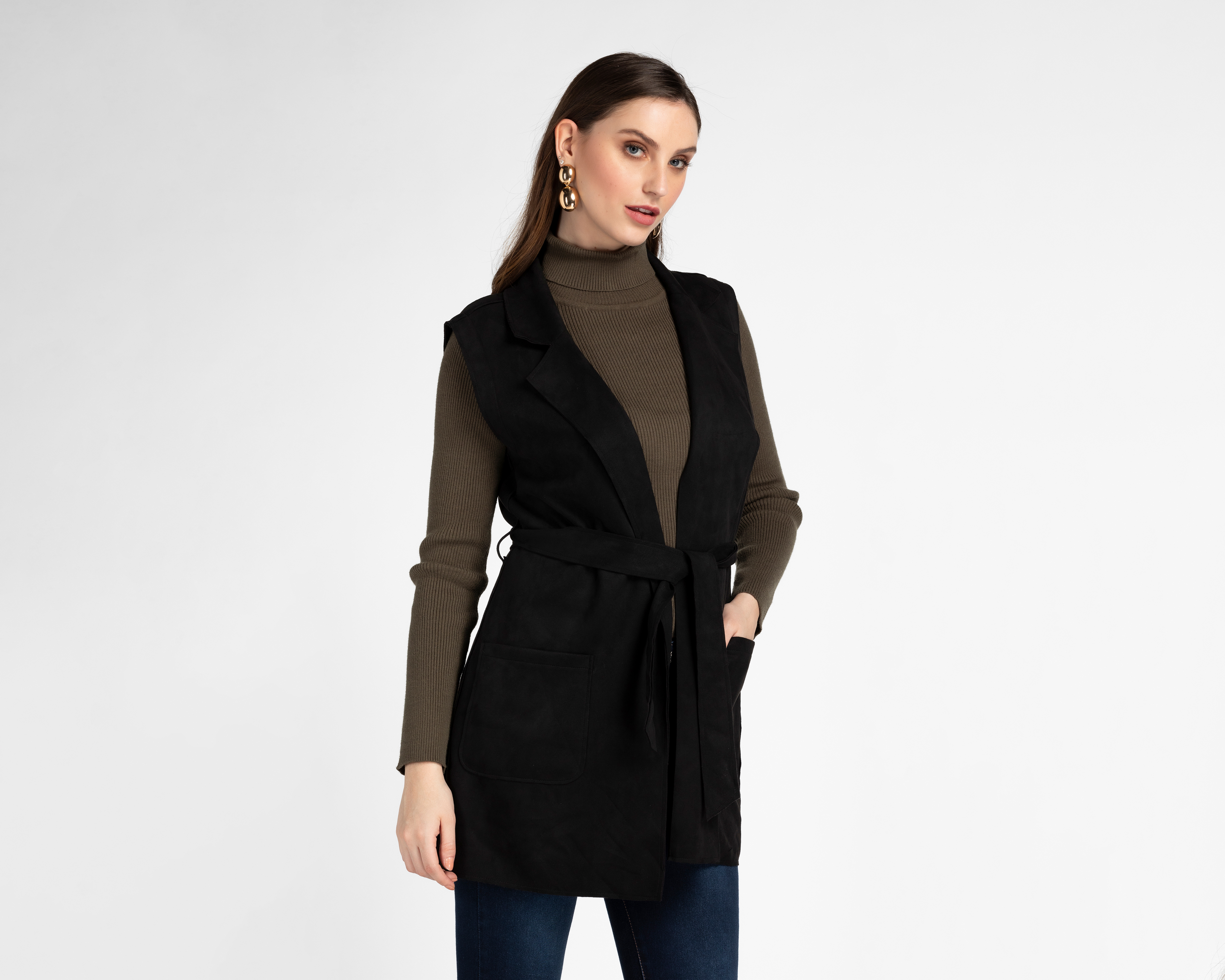 Chaleco con Cinto Sahara para Mujer