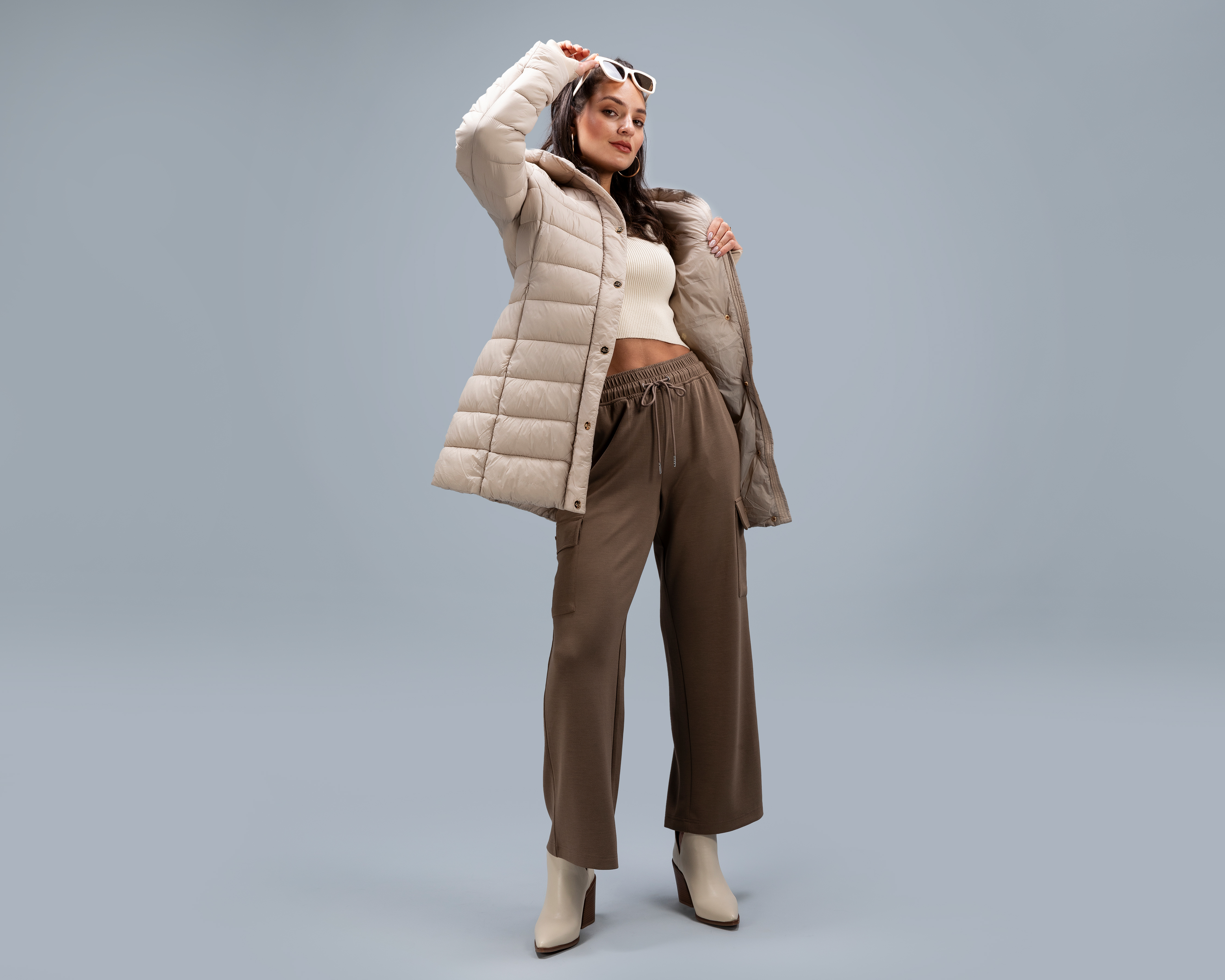 Chamarra con Capucha Jennifer Lopez para Mujer