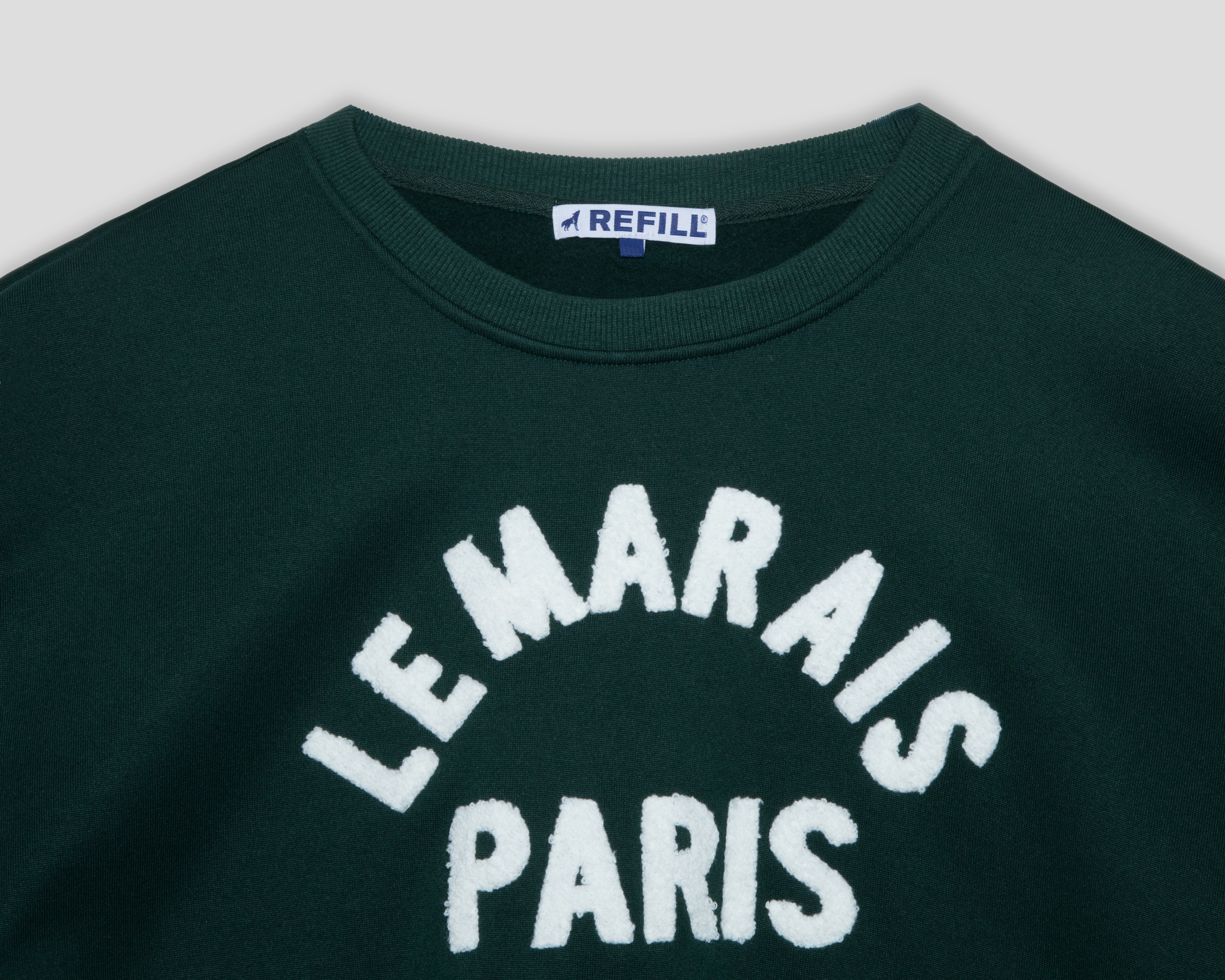 Foto 3 | Foto 3 | Sudadera Verde Refill para Mujer