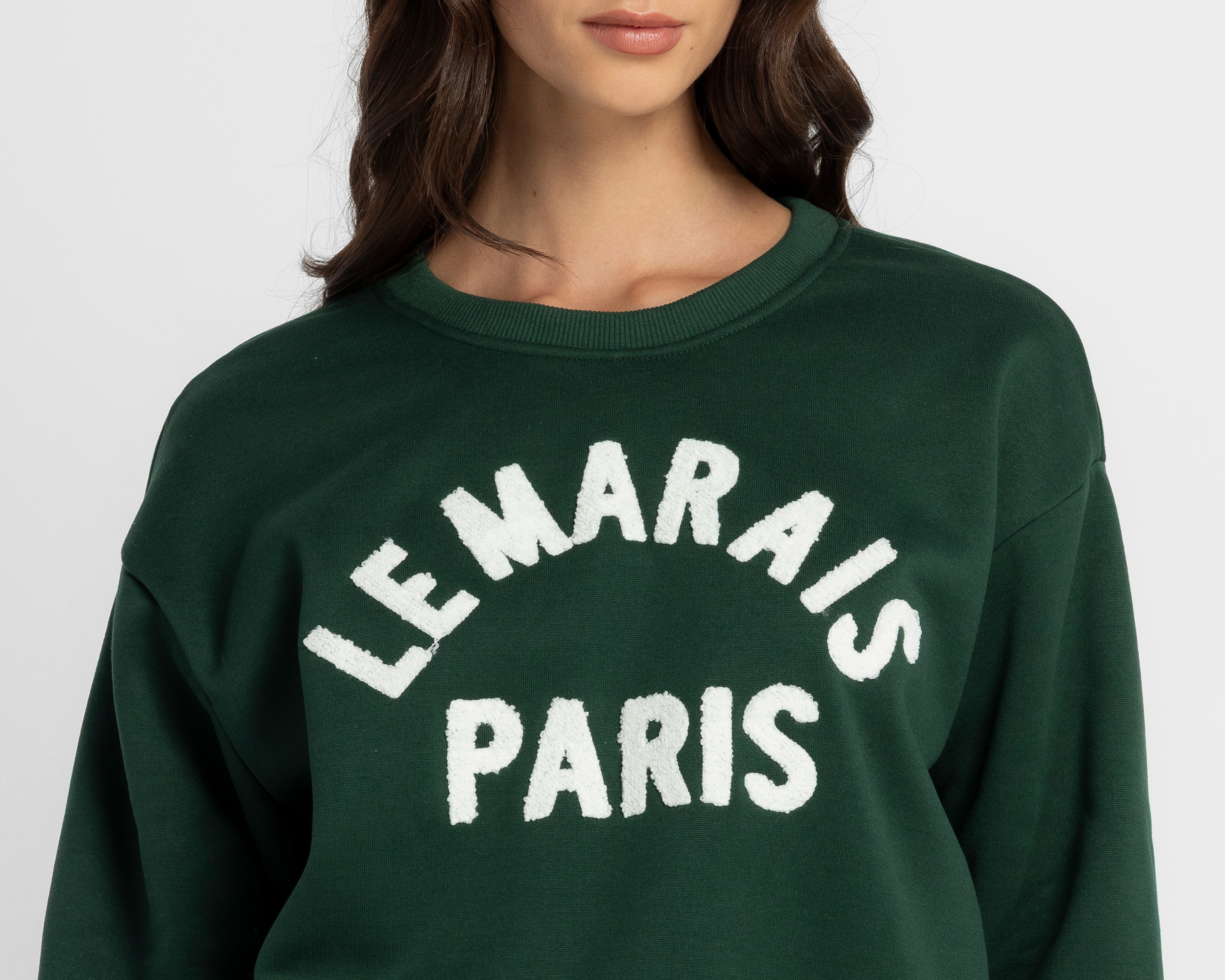 Foto 4 | Foto 4 | Sudadera Verde Refill para Mujer