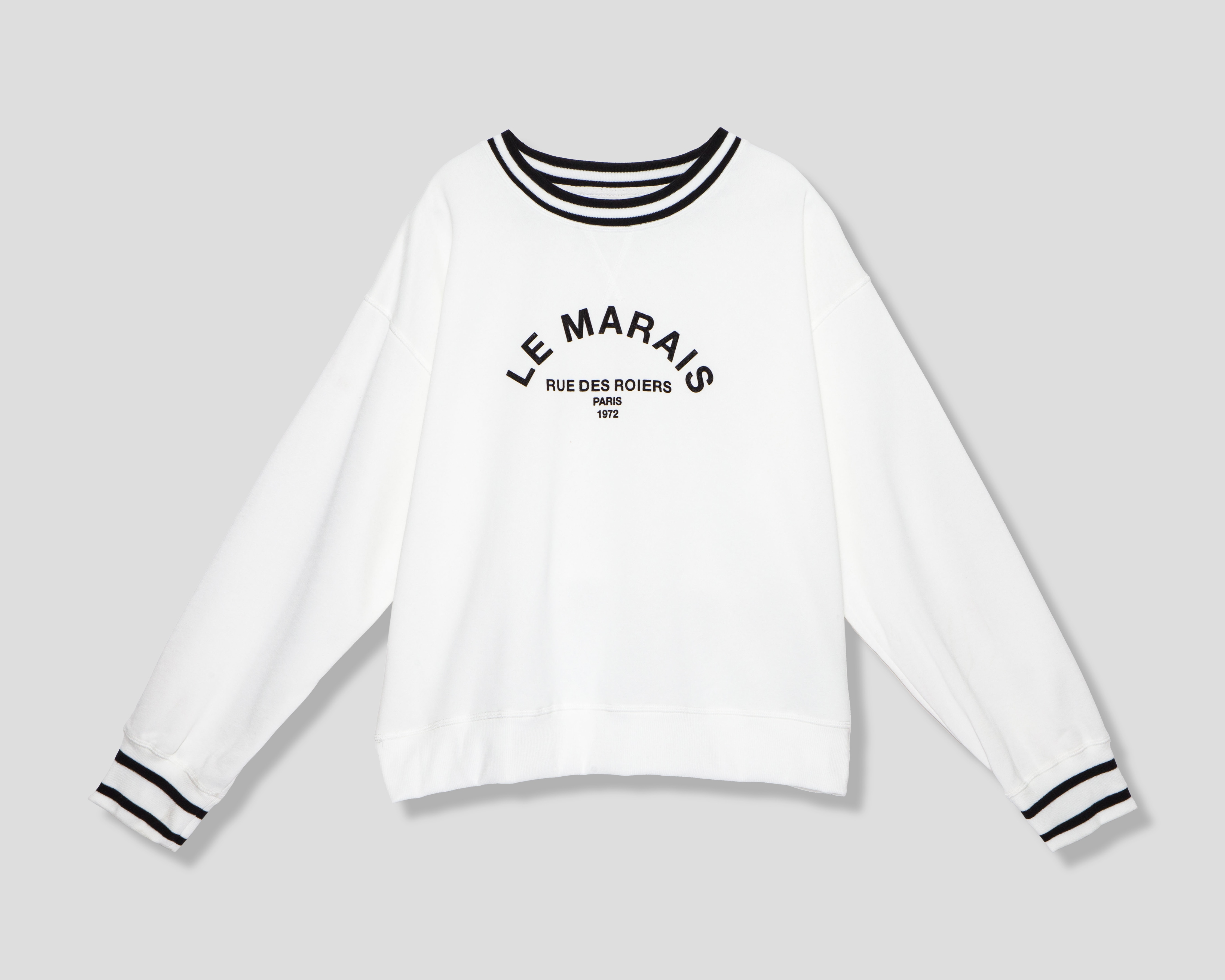Sudadera Blanca Polo Union Club para Mujer