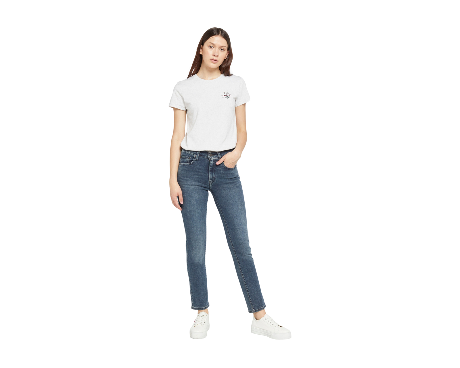 Foto 5 pulgar | Foto 4 | Jeans Levi's 724 High Rise Straight para Mujer