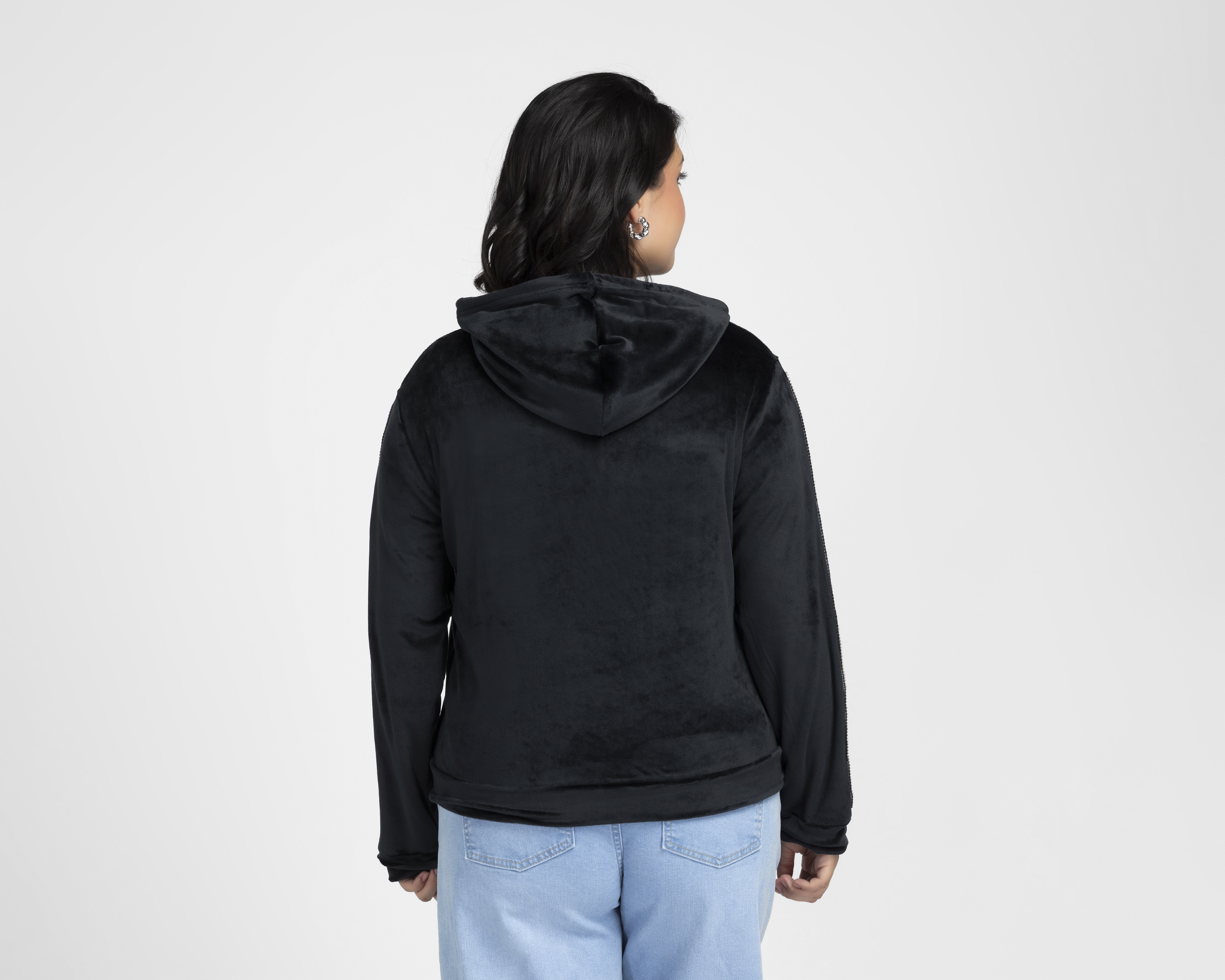 Foto 4 pulgar | Foto 3 | Sudadera con Capucha Bebe para Mujer