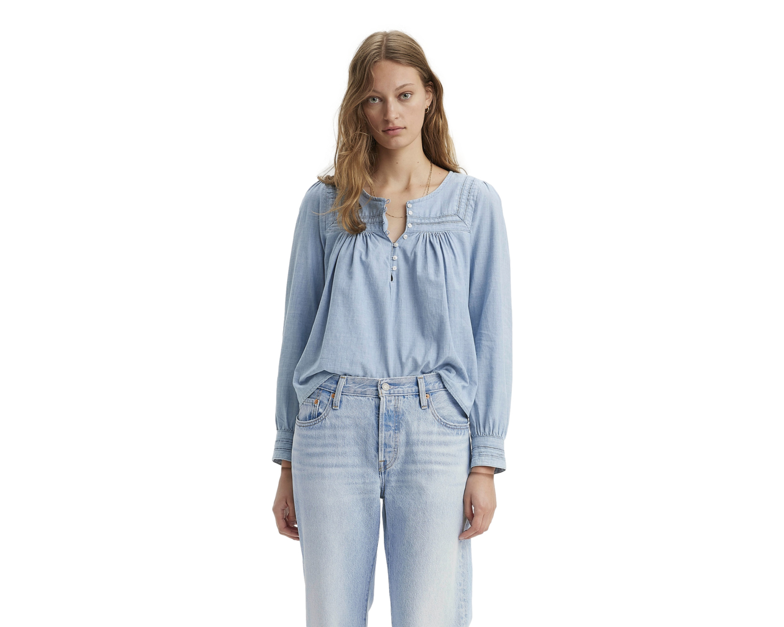 Blusa Azul Levi's para Mujer