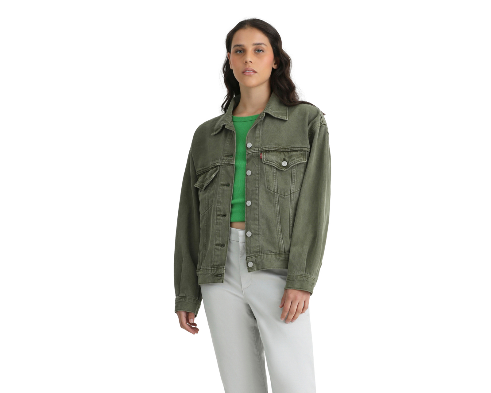 Foto 2 pulgar | Foto 1 | Chamarra de Mezclilla Trucker Levi's para Mujer