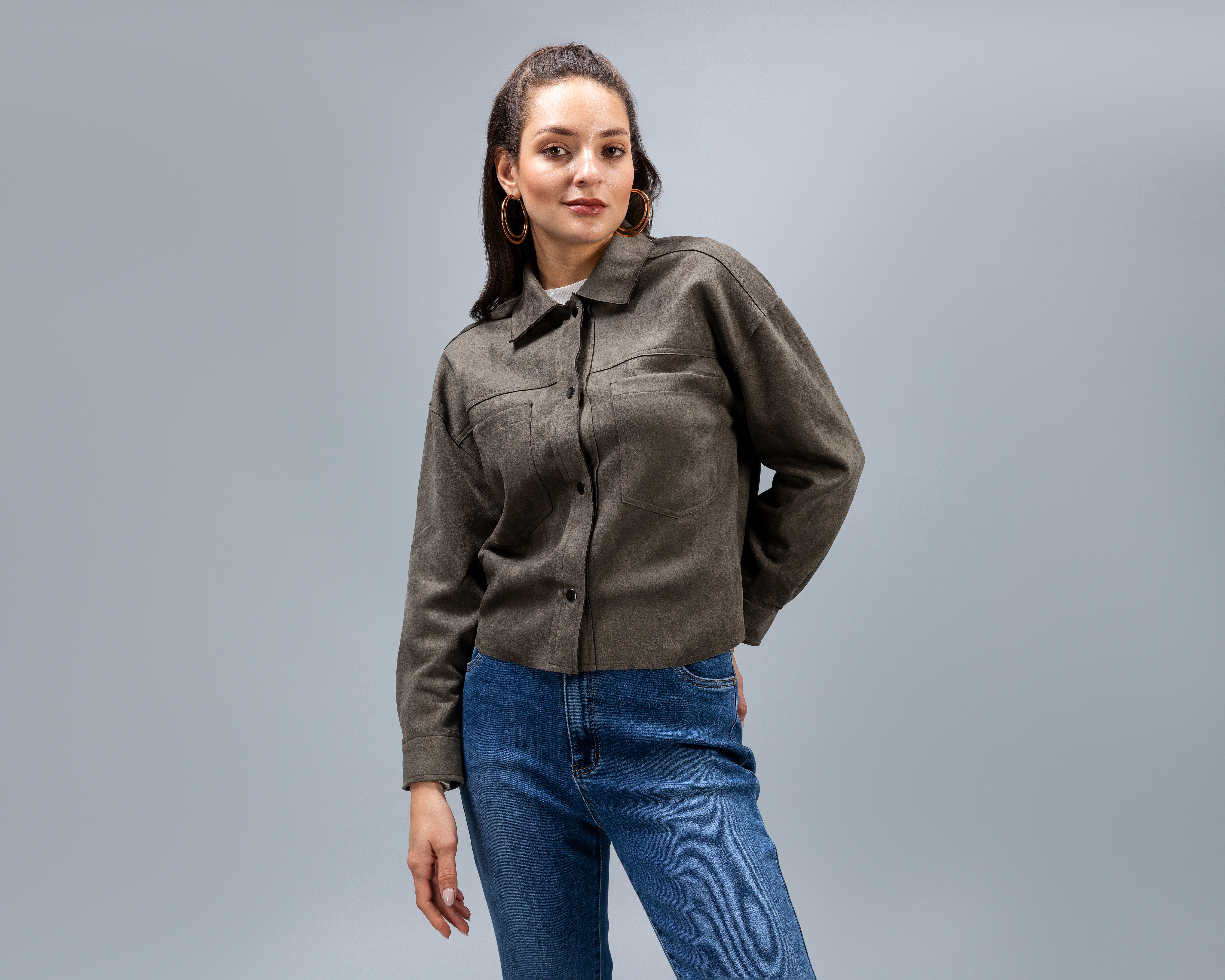 Foto 3 pulgar | Foto 2 | Blusa Manga Larga Jennifer Lopez Juvenil