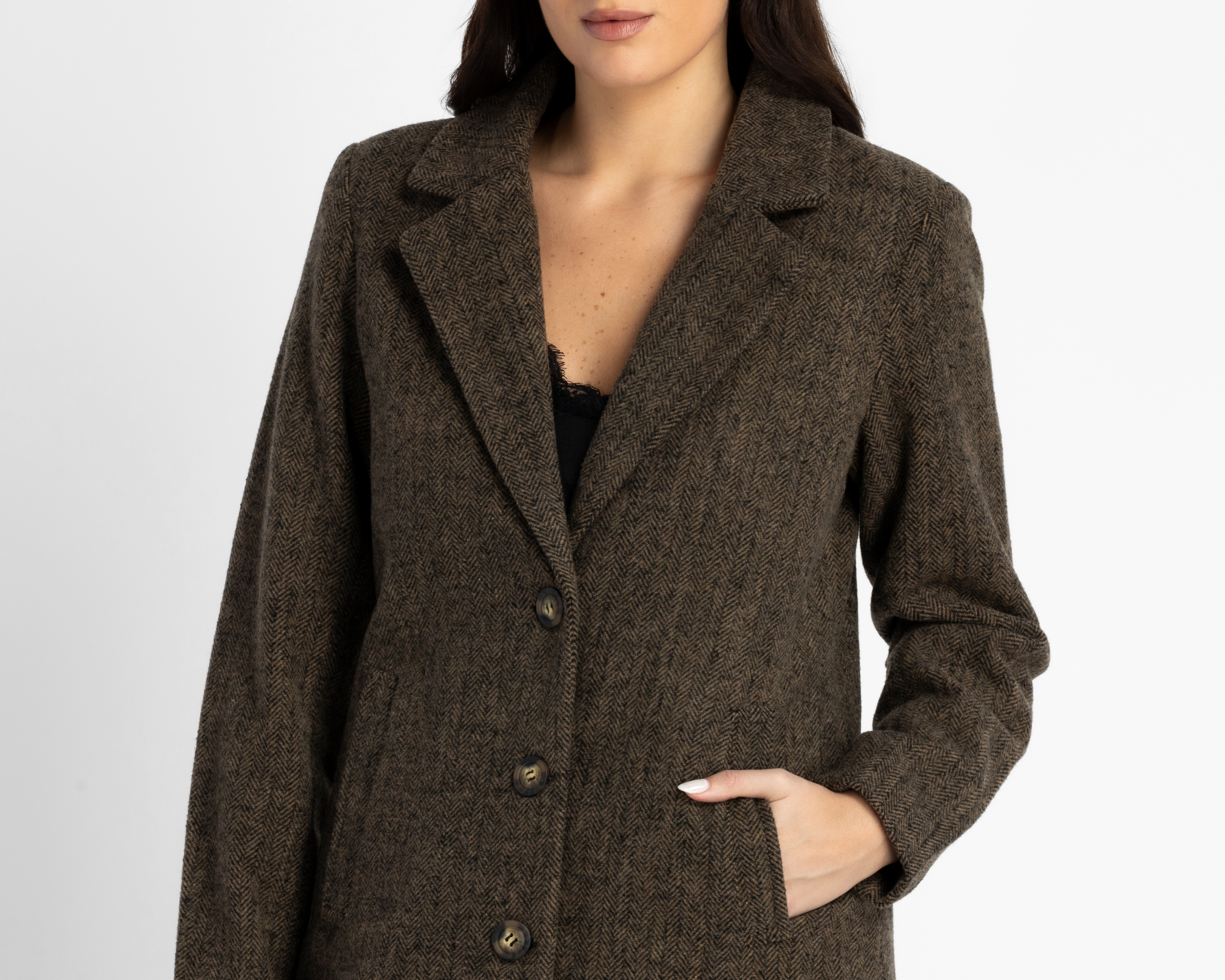 Foto 5 pulgar | Foto 4 | Abrigo Largo Sahara para Mujer