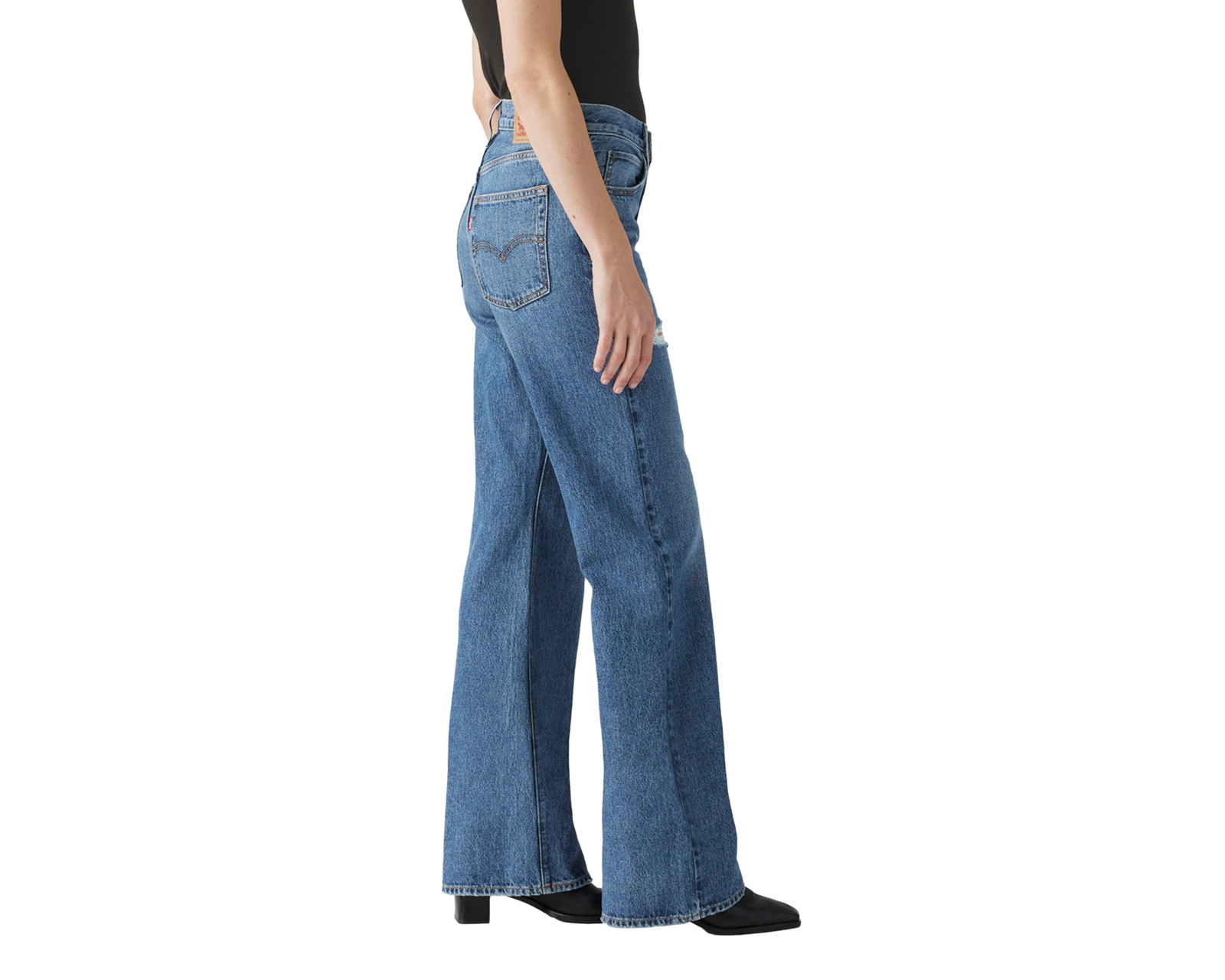 Foto 3 pulgar | Foto 2 | Jeans Levi's 94 Baggy Boot para Mujer