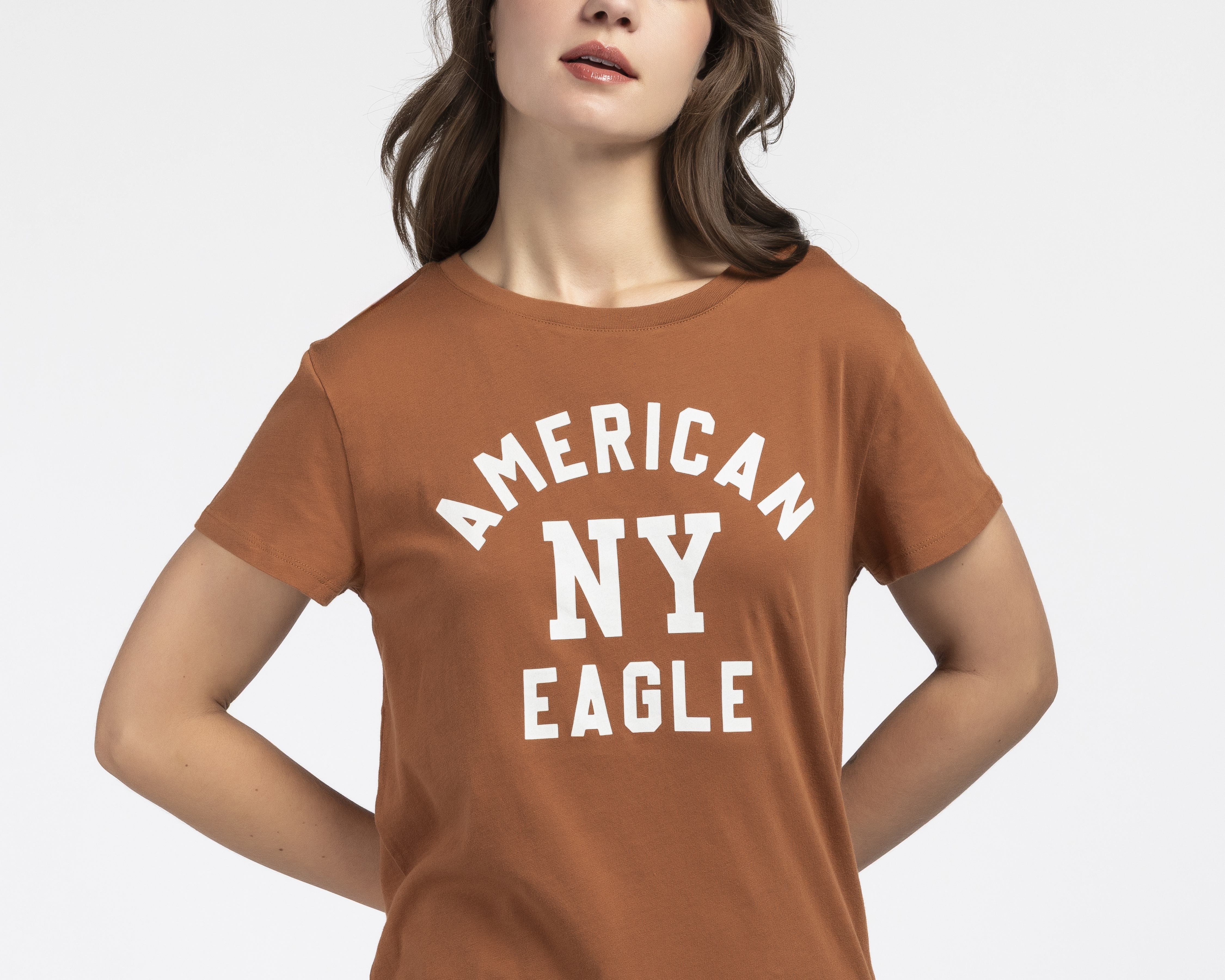Foto 5 pulgar | Foto 4 | Playera Manga Corta American Eagle para Mujer