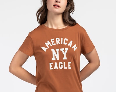 Foto 4 | Foto 4 | Playera Manga Corta American Eagle para Mujer