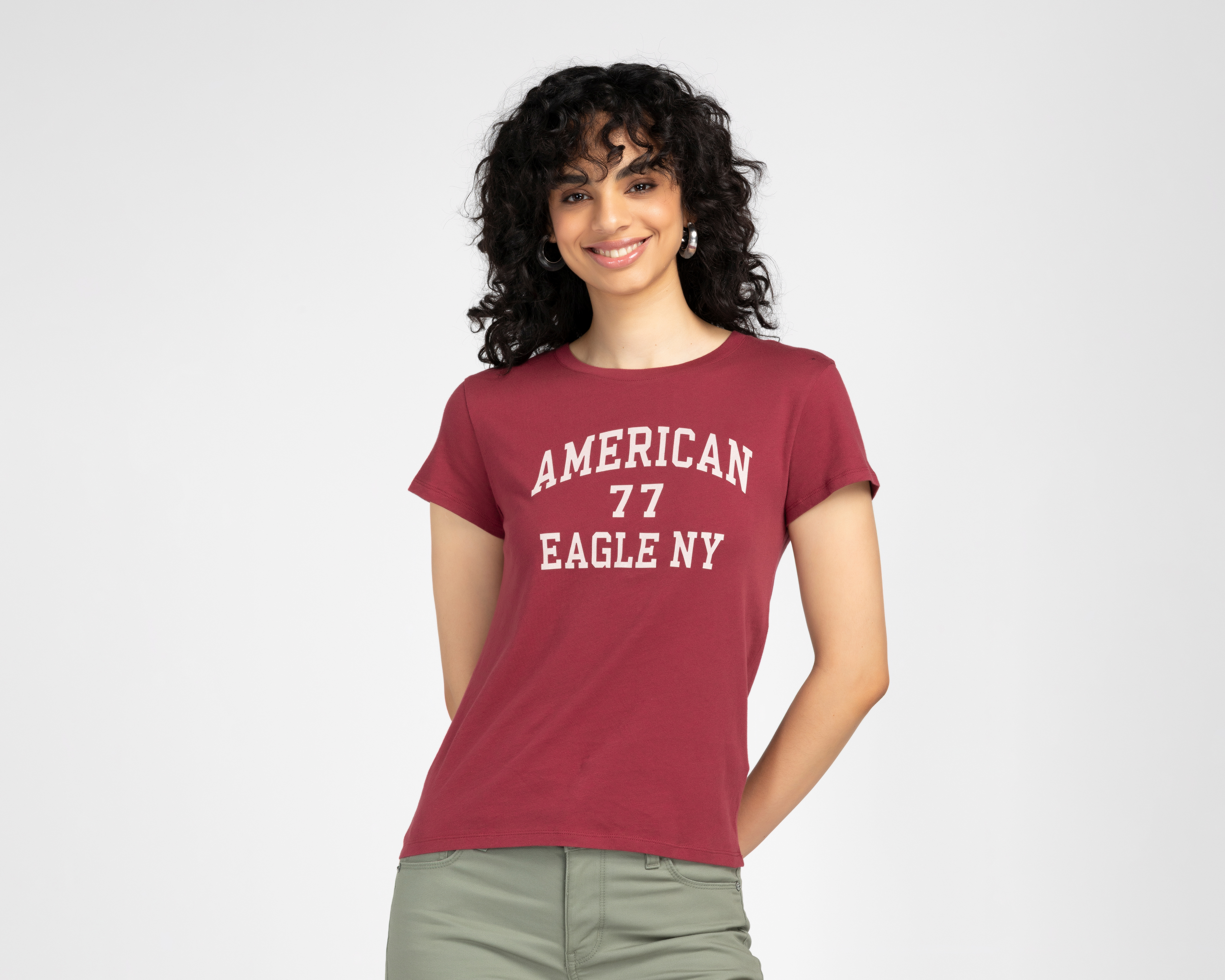 Playera Manga Corta American Eagle para Mujer