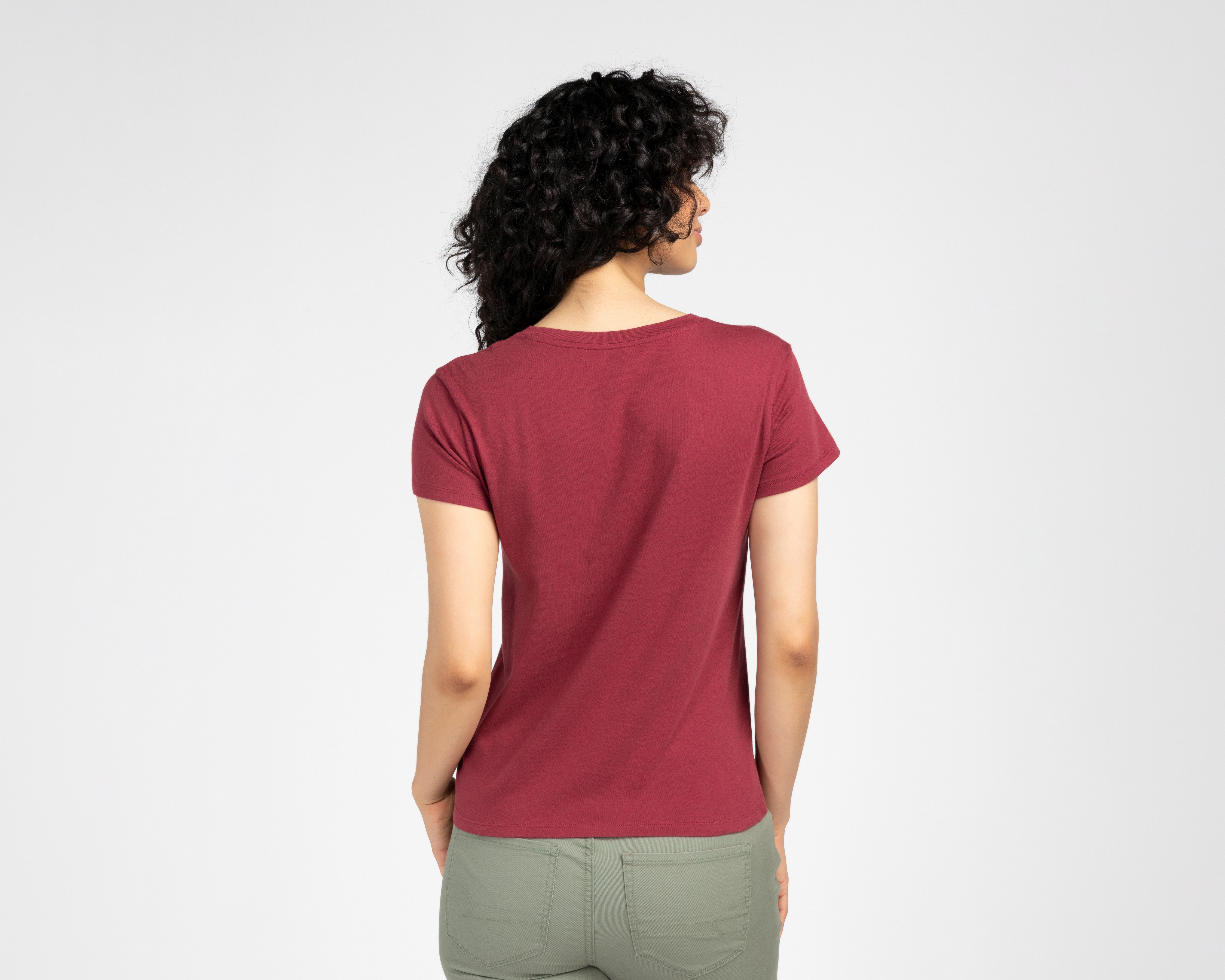 Foto 4 pulgar | Foto 3 | Playera Manga Corta American Eagle para Mujer