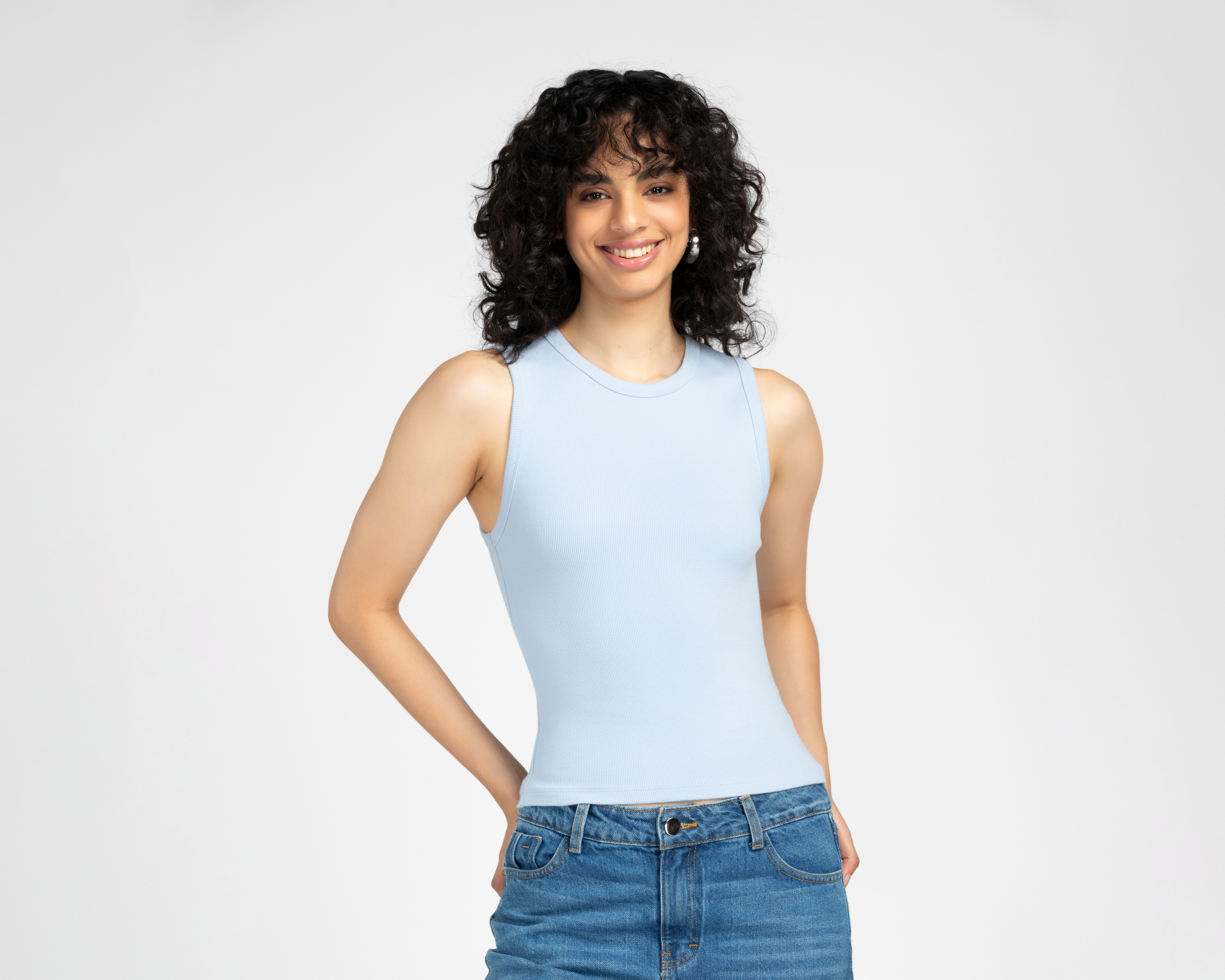 Blusa Azul American Eagle para Mujer