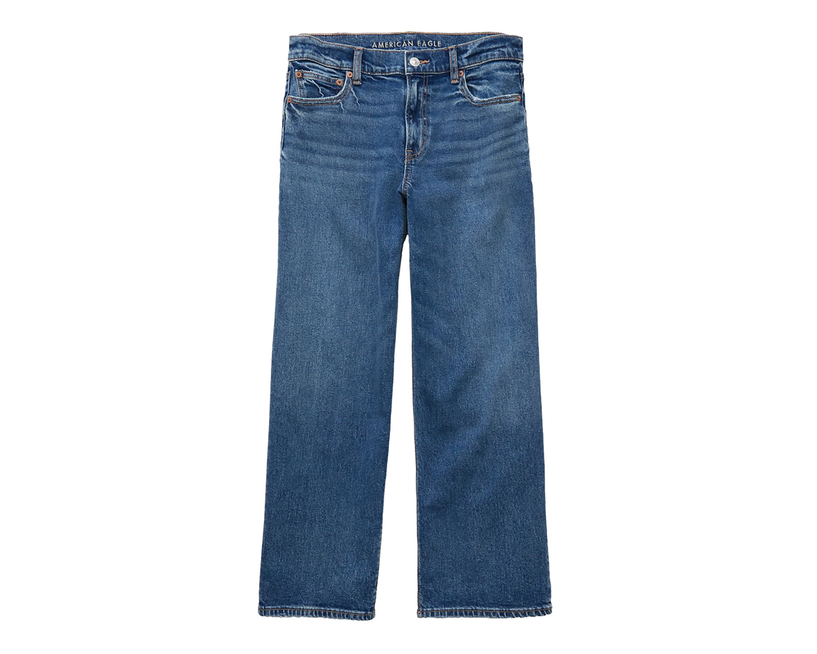 Foto 4 pulgar | Foto 3 | Jeans Straight Fit American Eagle Juvenil