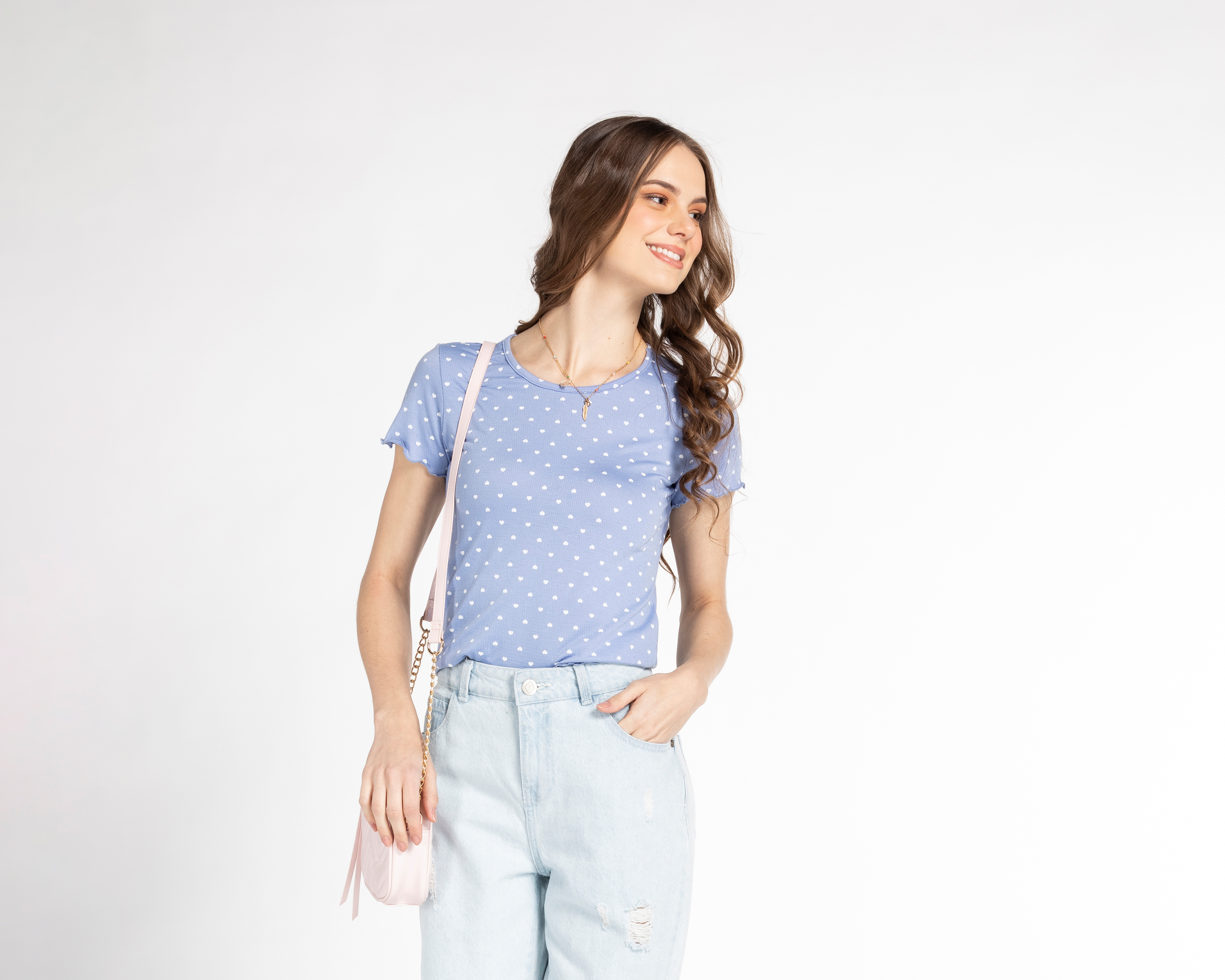 Playera 18 Forever Manga Corta con Holanes