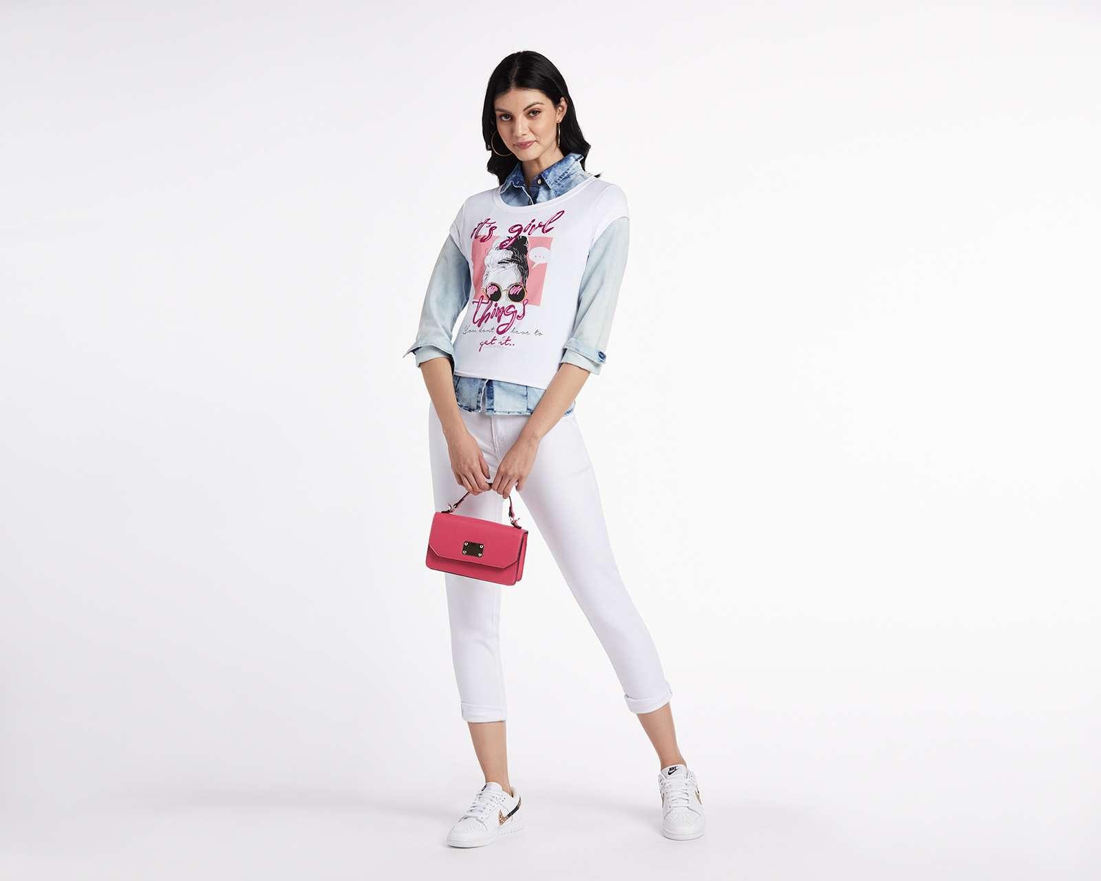 Foto 2 | Foto 2 | Playera 18 Forever Manga Corta Cuello Redondo