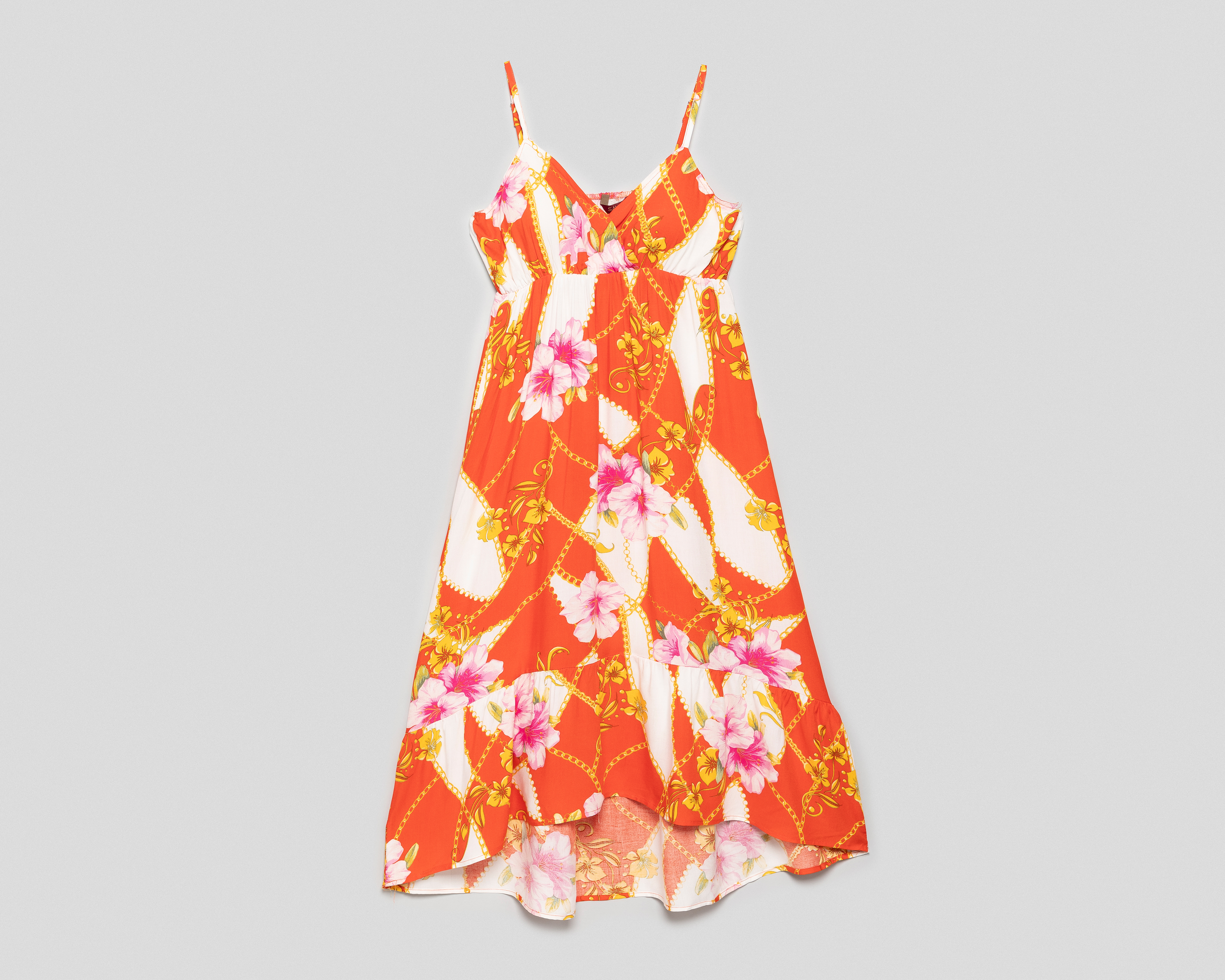 Foto 2 pulgar | Foto 1 | Vestido Casual Sahara con Estampado de Flores y Tirantes