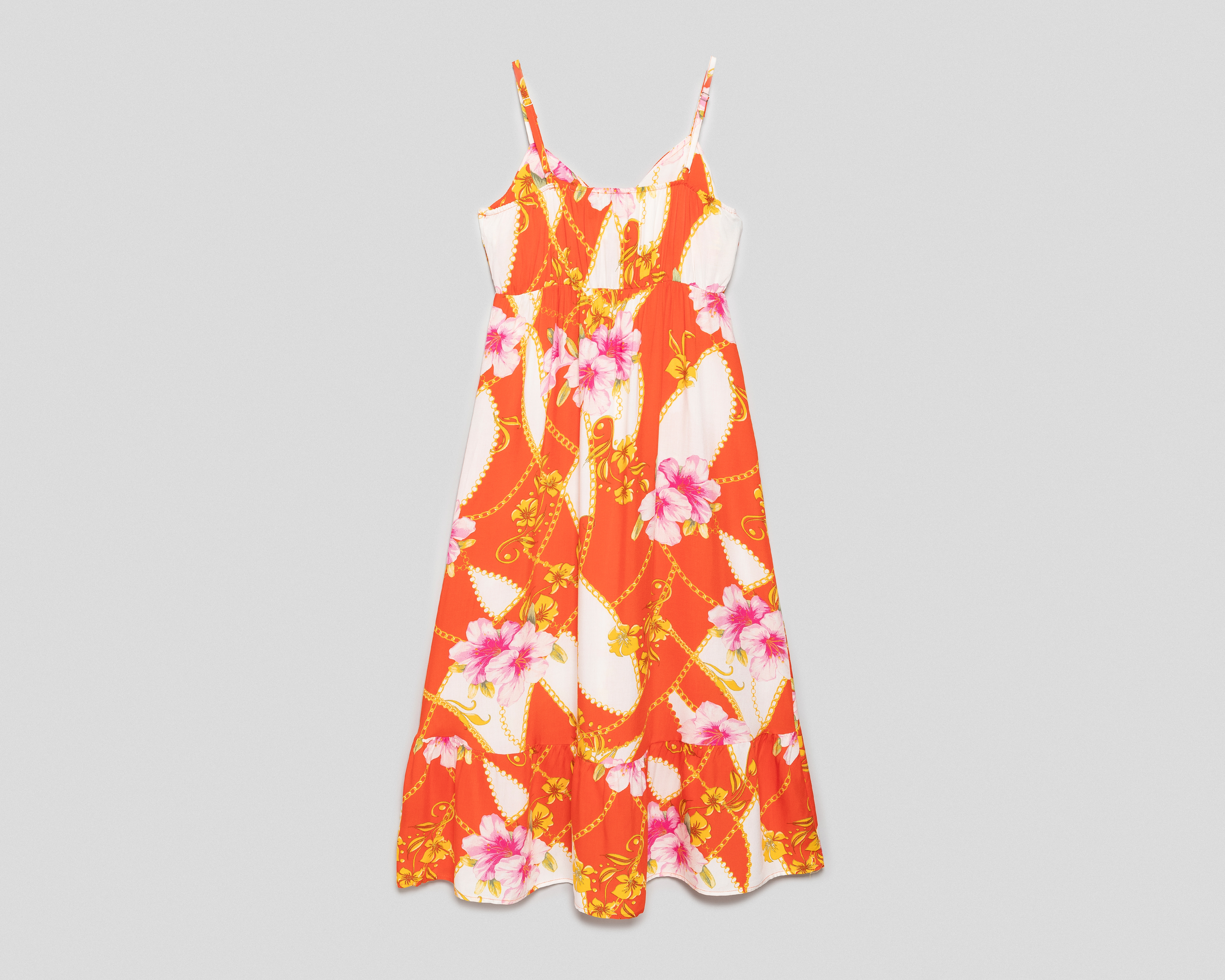 Foto 3 pulgar | Foto 2 | Vestido Casual Sahara con Estampado de Flores y Tirantes