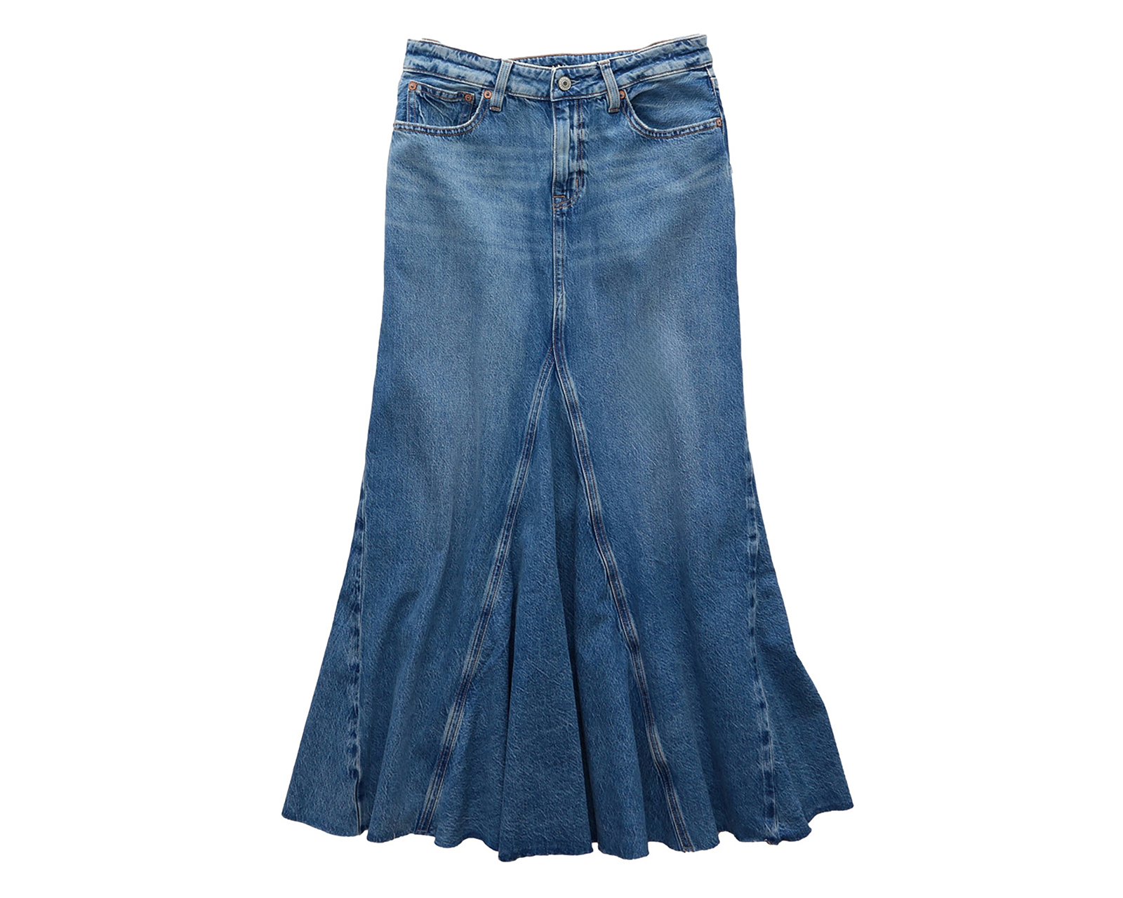 Foto 3 | Foto 3 | Falda de Mezclilla American Eagle Azul para Mujer