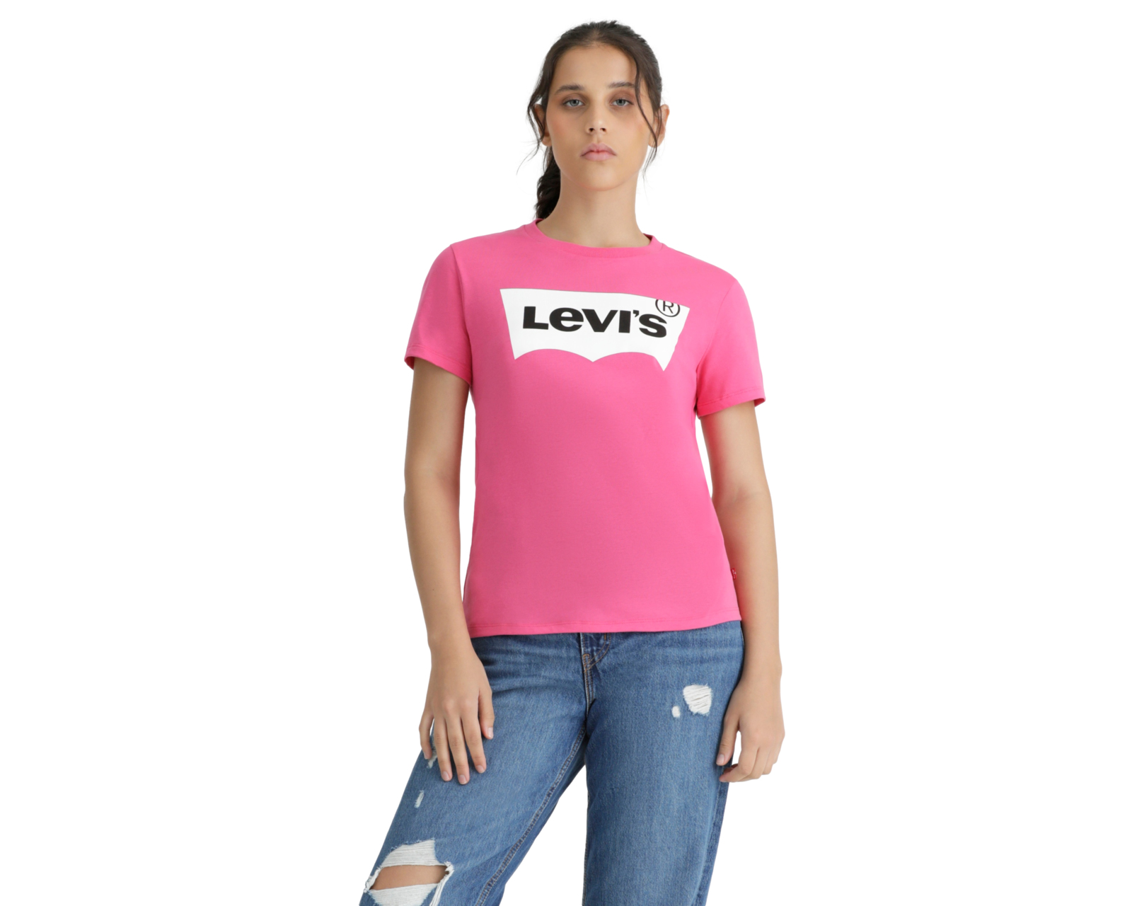 Foto 2 pulgar | Foto 1 | Playera Levi's Manga Corta para Mujer