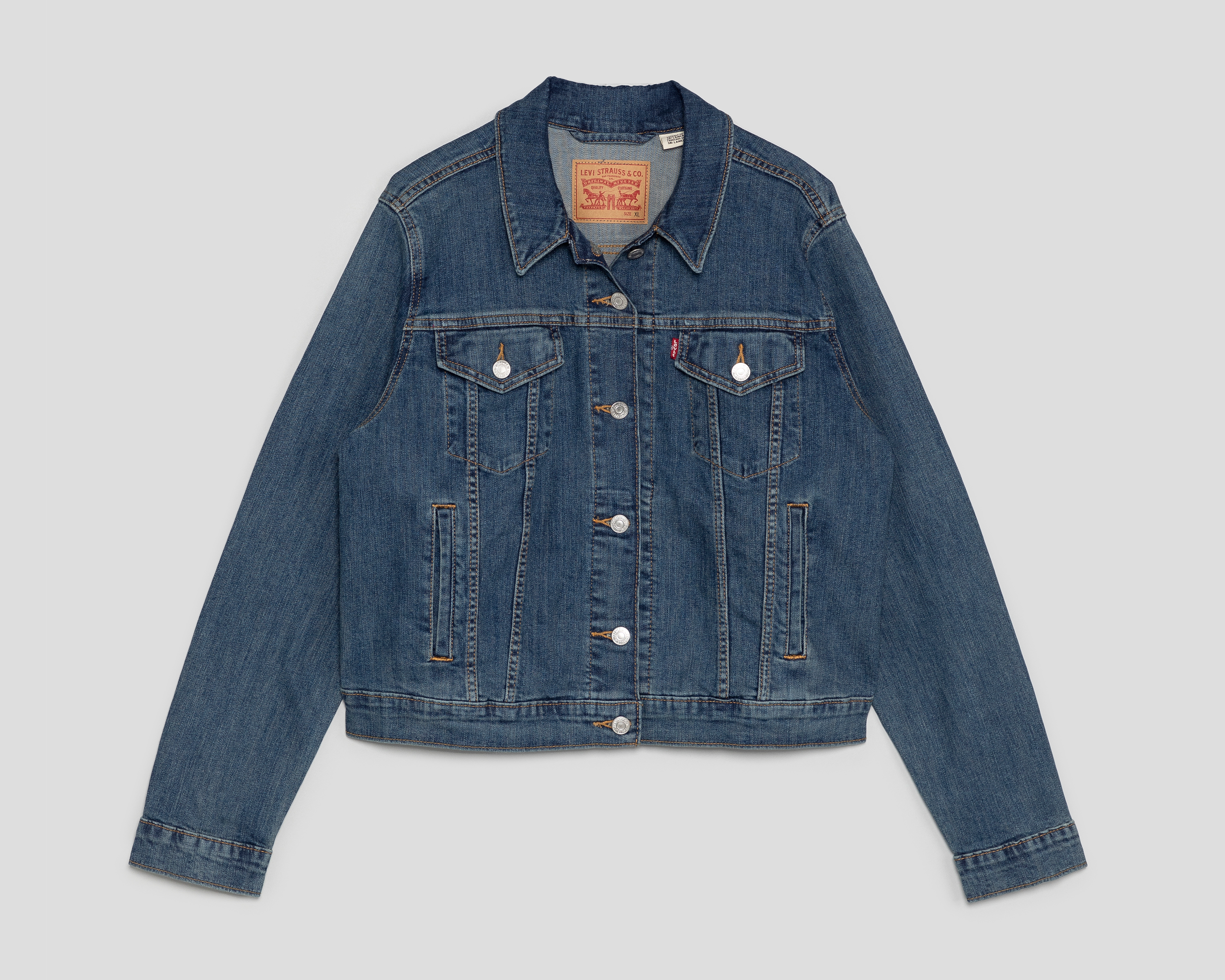 Foto 2 pulgar | Foto 1 | Chamarra de Mezclilla con Botones Levi's para Mujer