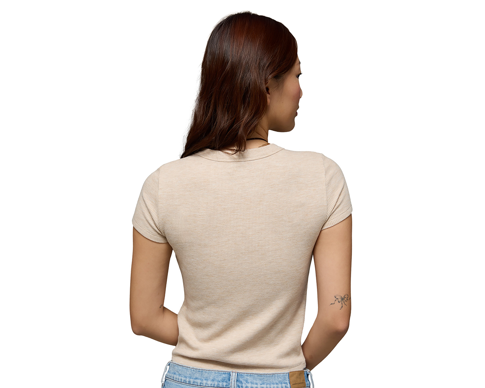 Foto 3 pulgar | Foto 2 | Playera Manga Corta American Eagle para Mujer