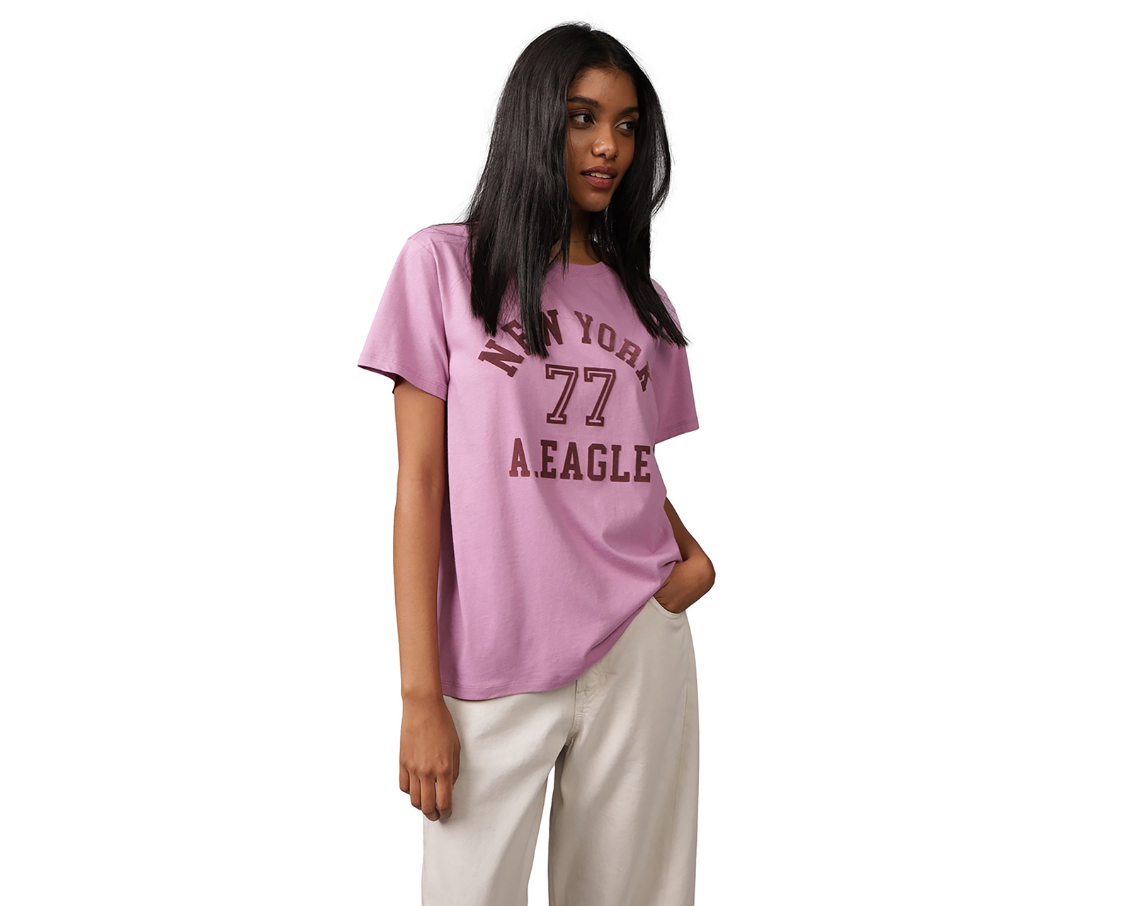 Playera Estampada American Eagle para Mujer