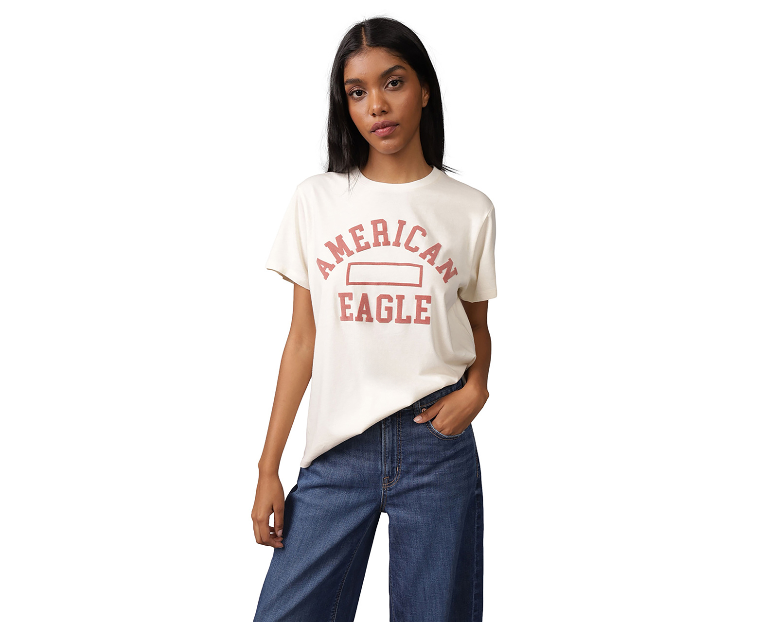 Playera Estampada American Eagle para Mujer