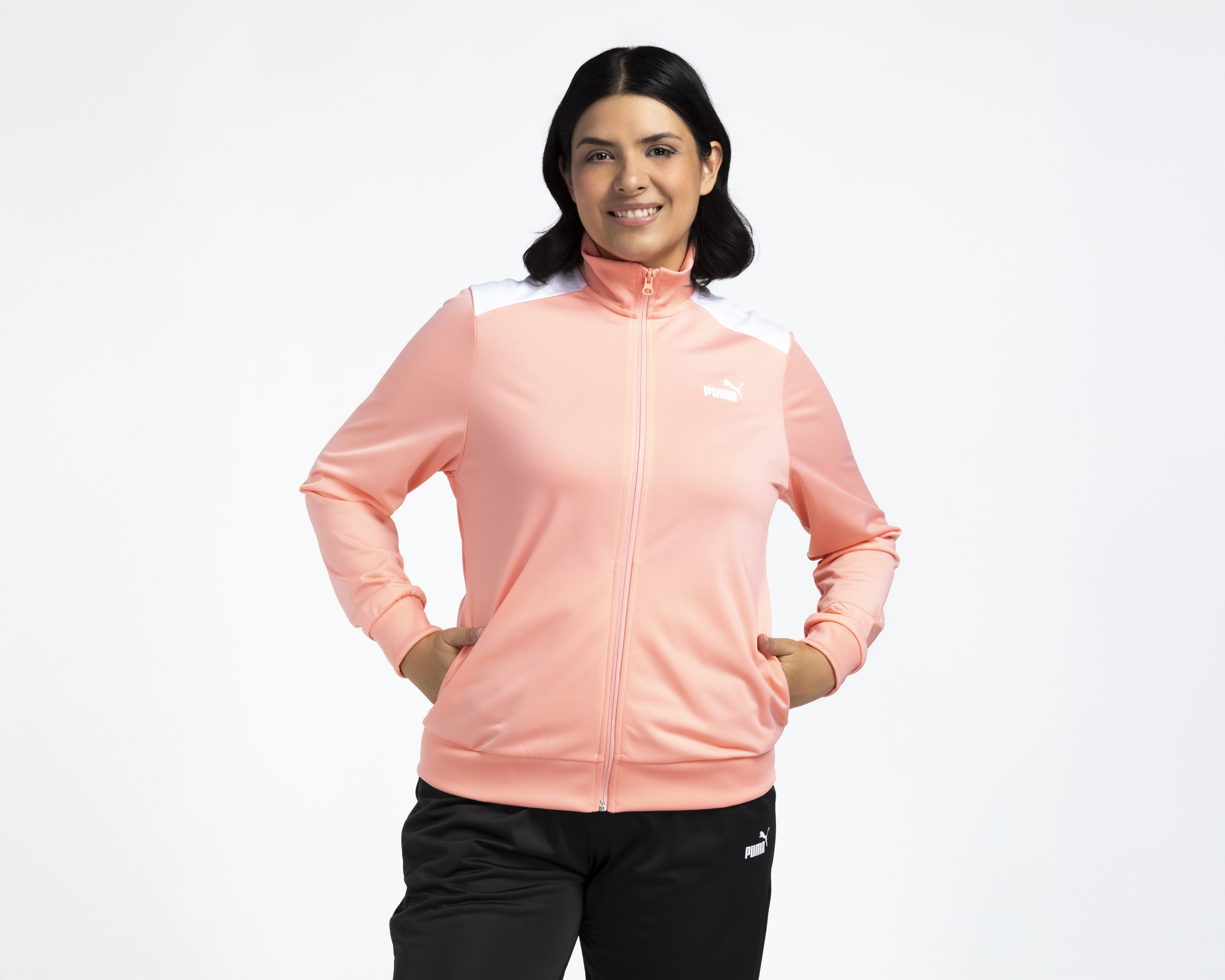 Foto 4 pulgar | Foto 3 | Conjunto Deportivo de Pants y Chamarra Puma para Mujer