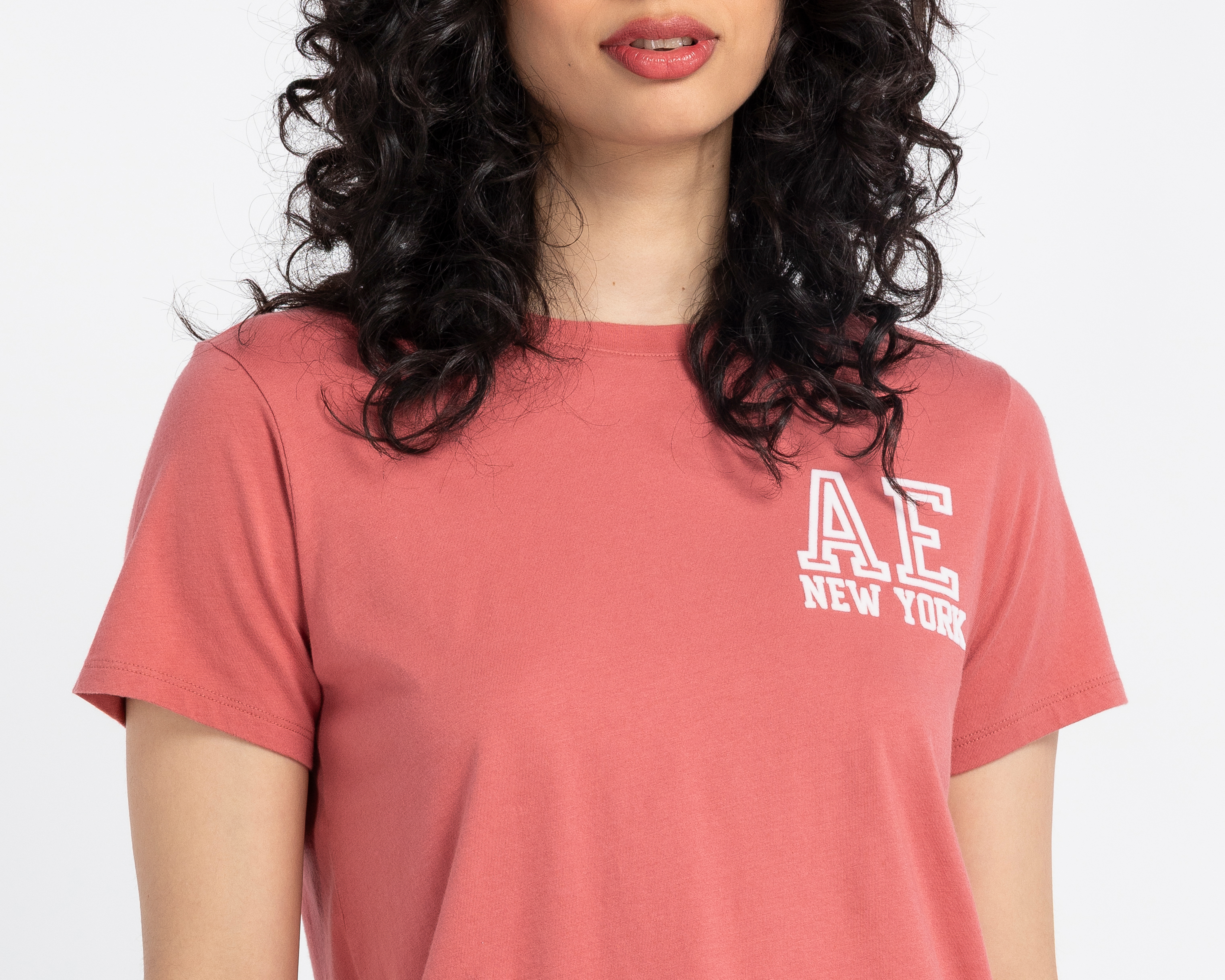 Foto 5 pulgar | Foto 4 | Playera Manga Corta American Eagle para Mujer