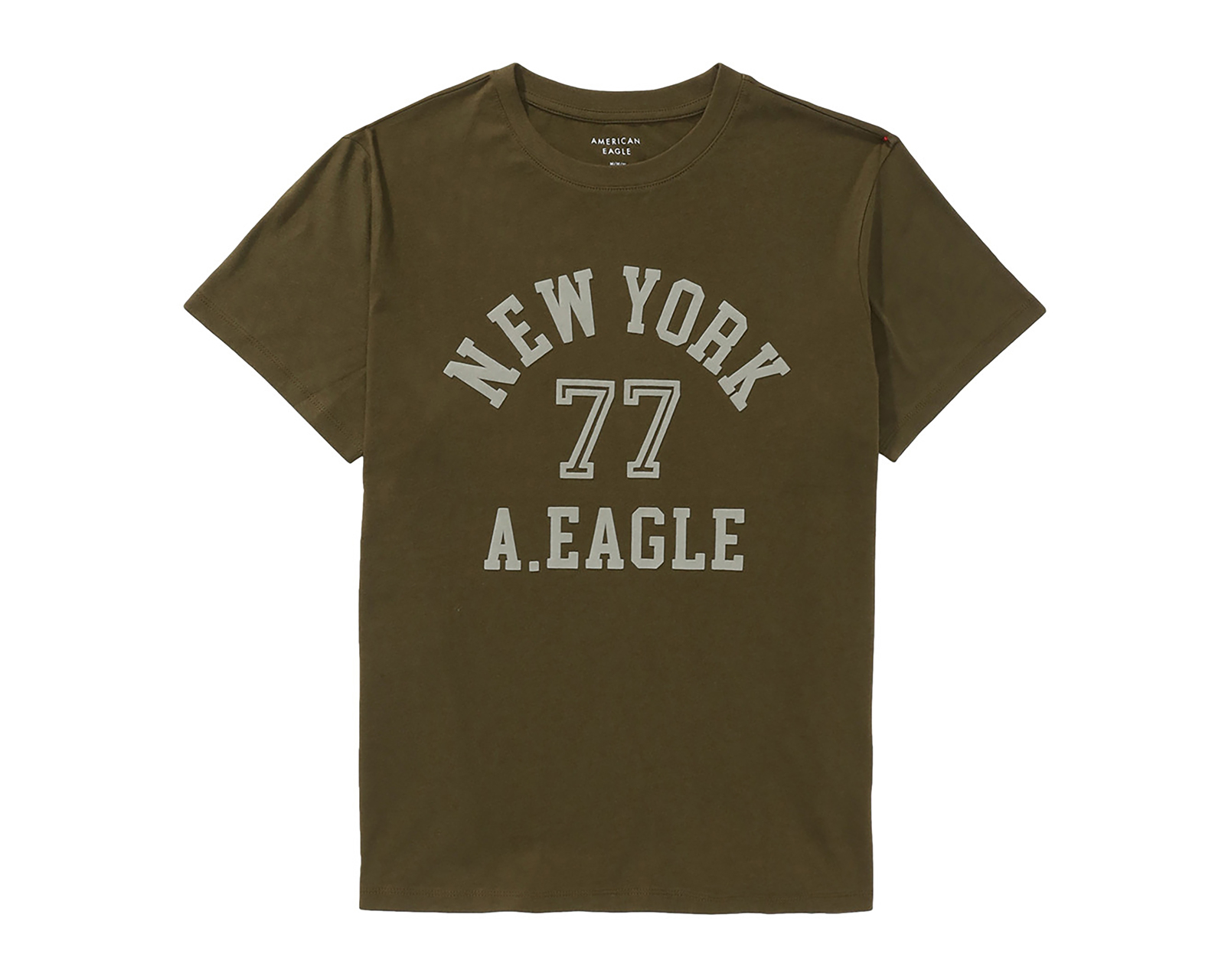 Foto 4 pulgar | Foto 3 | Playera Verde American Eagle para Mujer