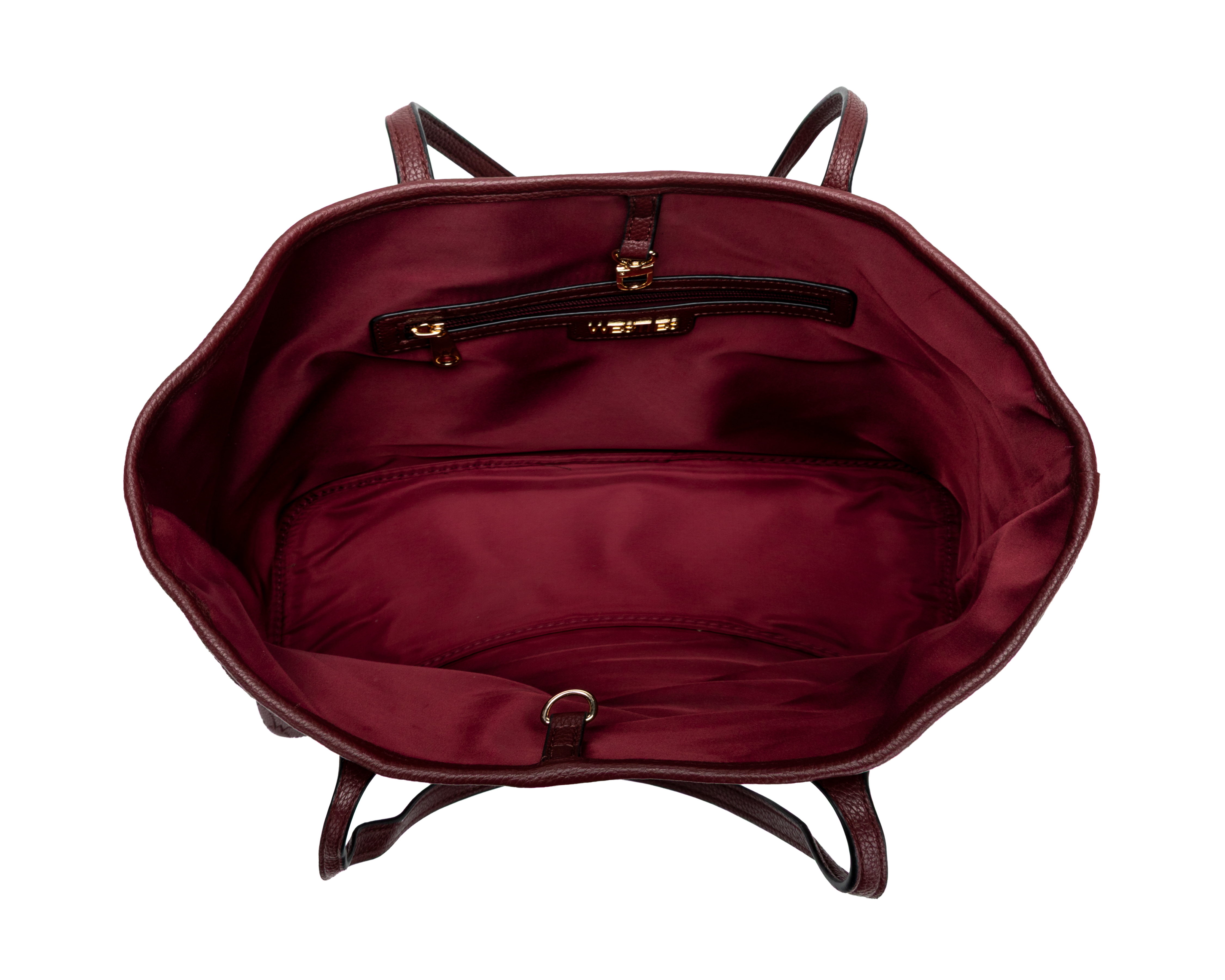 Foto 5 pulgar | Foto 4 | Bolsa de Hombro Westies Tabyna Wine con Cosmetiquera